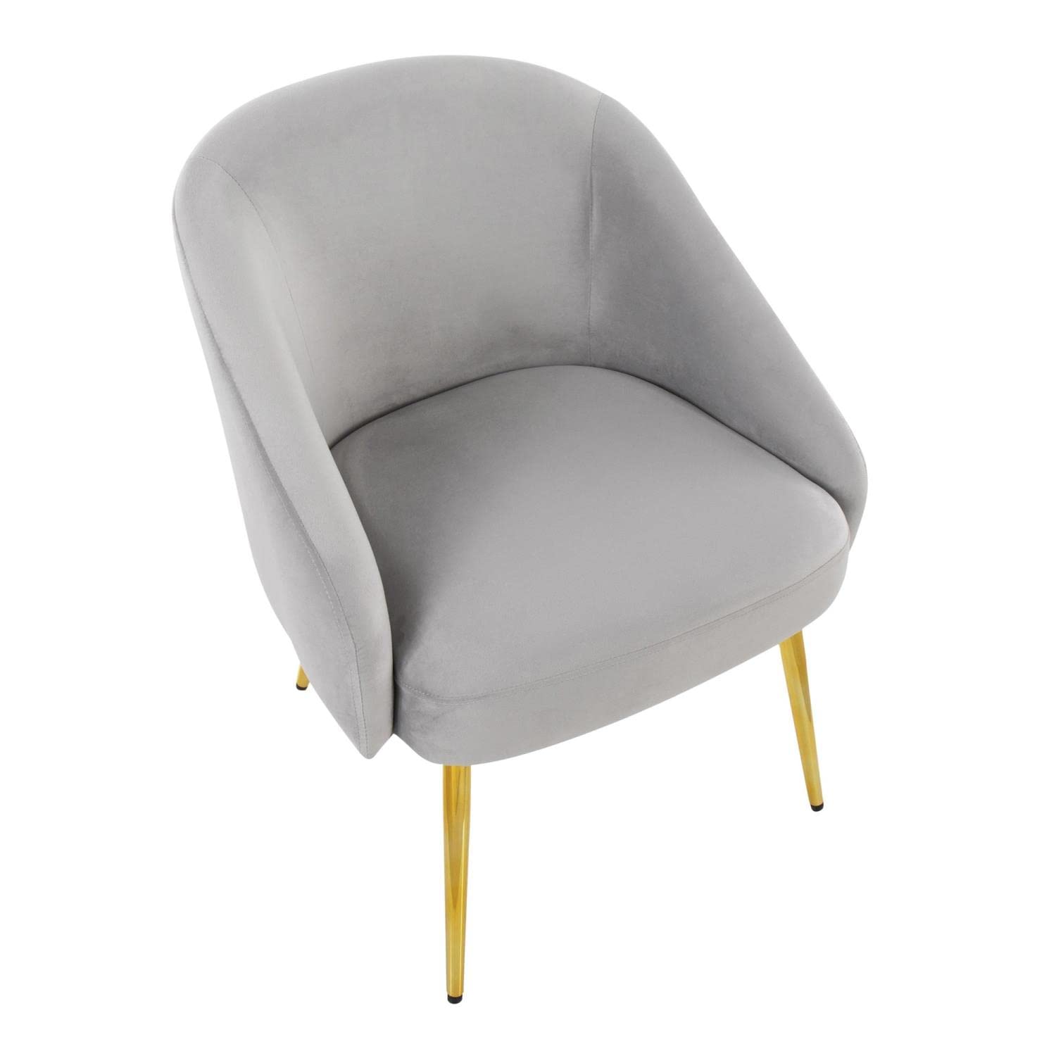 LumiSource Shiraz Upholstered Dining Chair - Modern Kitchen & Dining Room Chair for Home, Restaurant, Office - Comfortable & Stylish Seating Solution