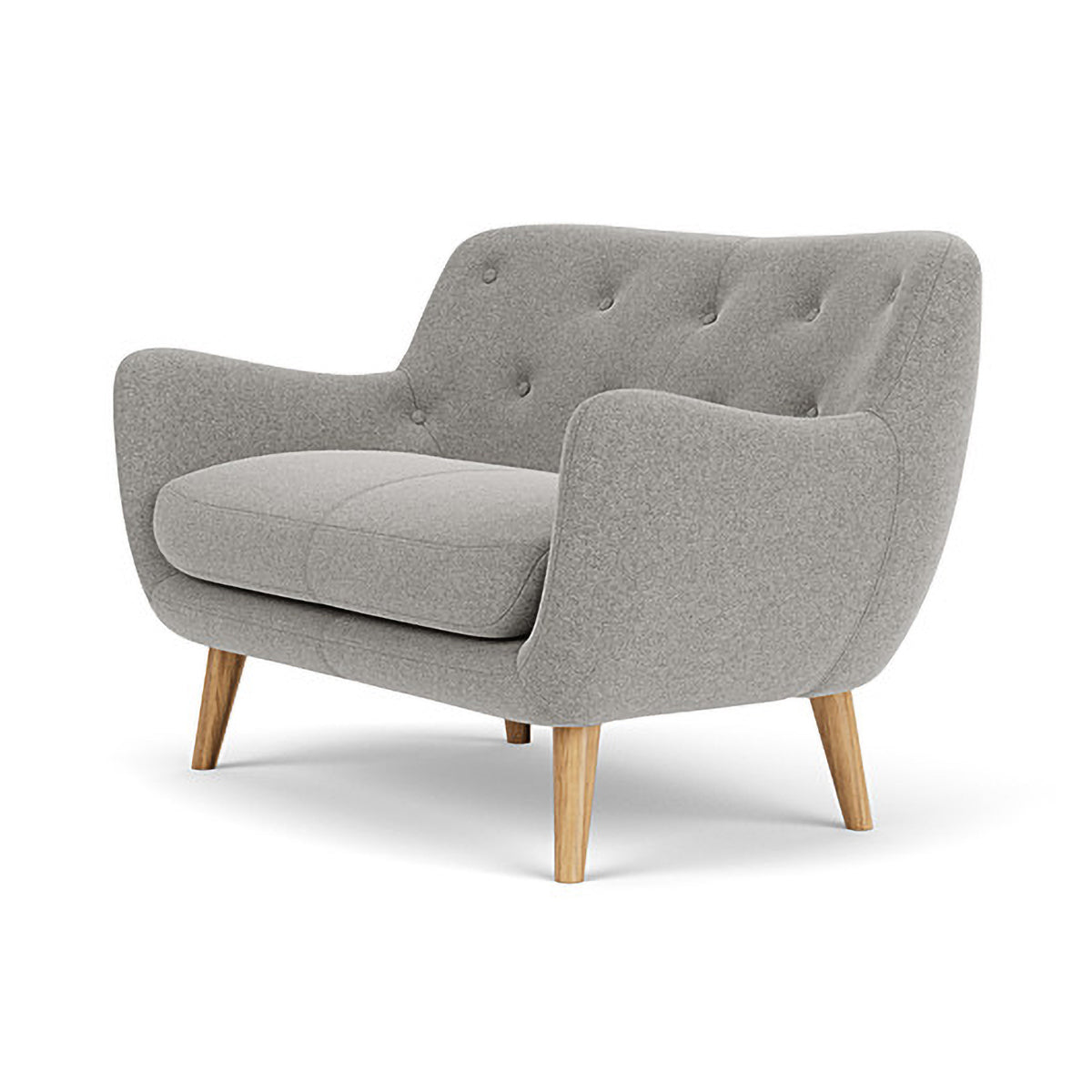 Herman Fabric 2 Seater Sofa - Modern Living Room Couch for Small Spaces, Apartment & Home Decor - Comfortable Loveseat with Soft Upholstery for Relaxing, Entertaining & Cozy Lounging