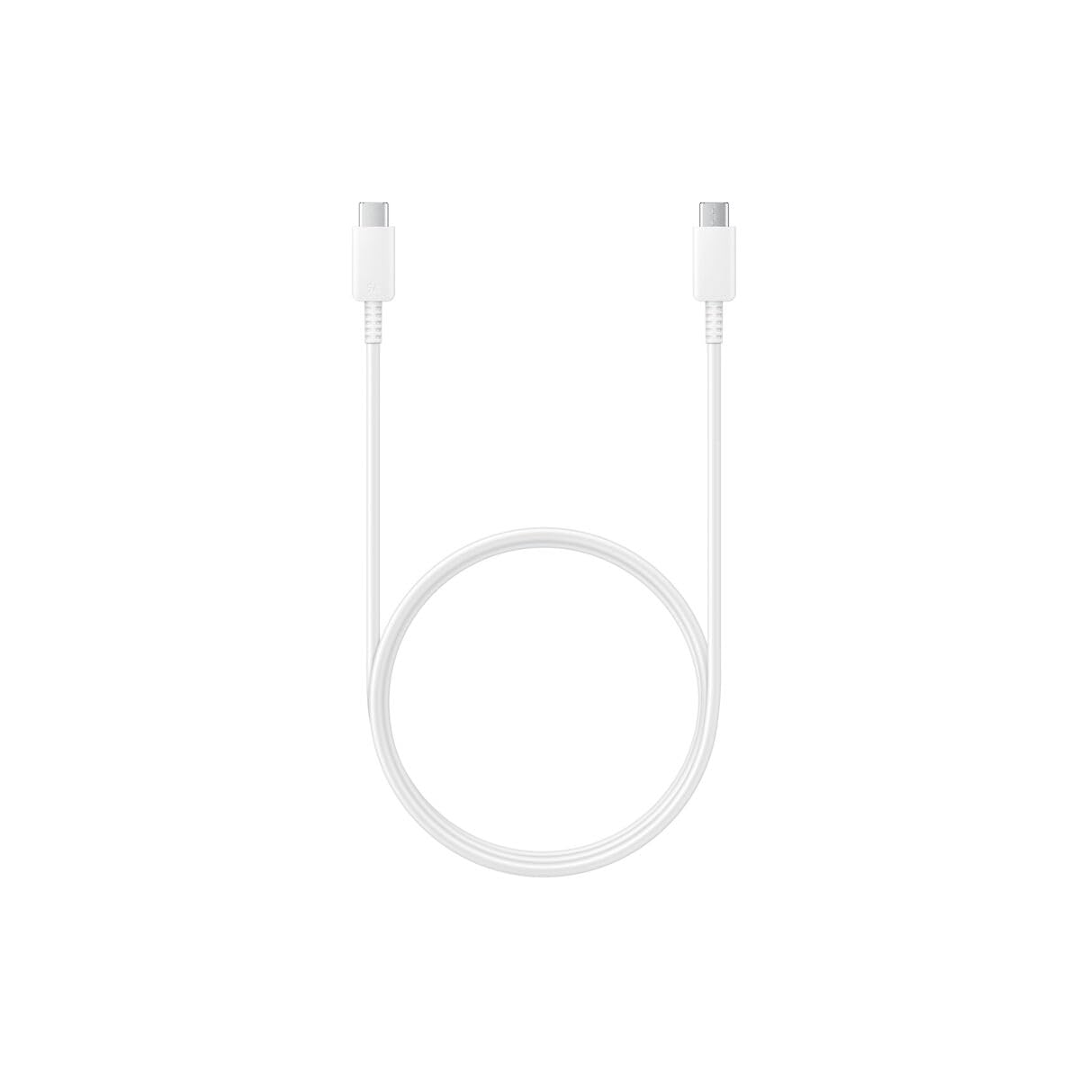 Samsung Official OEM USB-C to USB-C Fast Charging Cable 100W 5A for Galaxy Dex, Note 20, S21, S22 - High Speed Data Sync & Rapid Charging - Perfect for Home, Office & Travel (White)