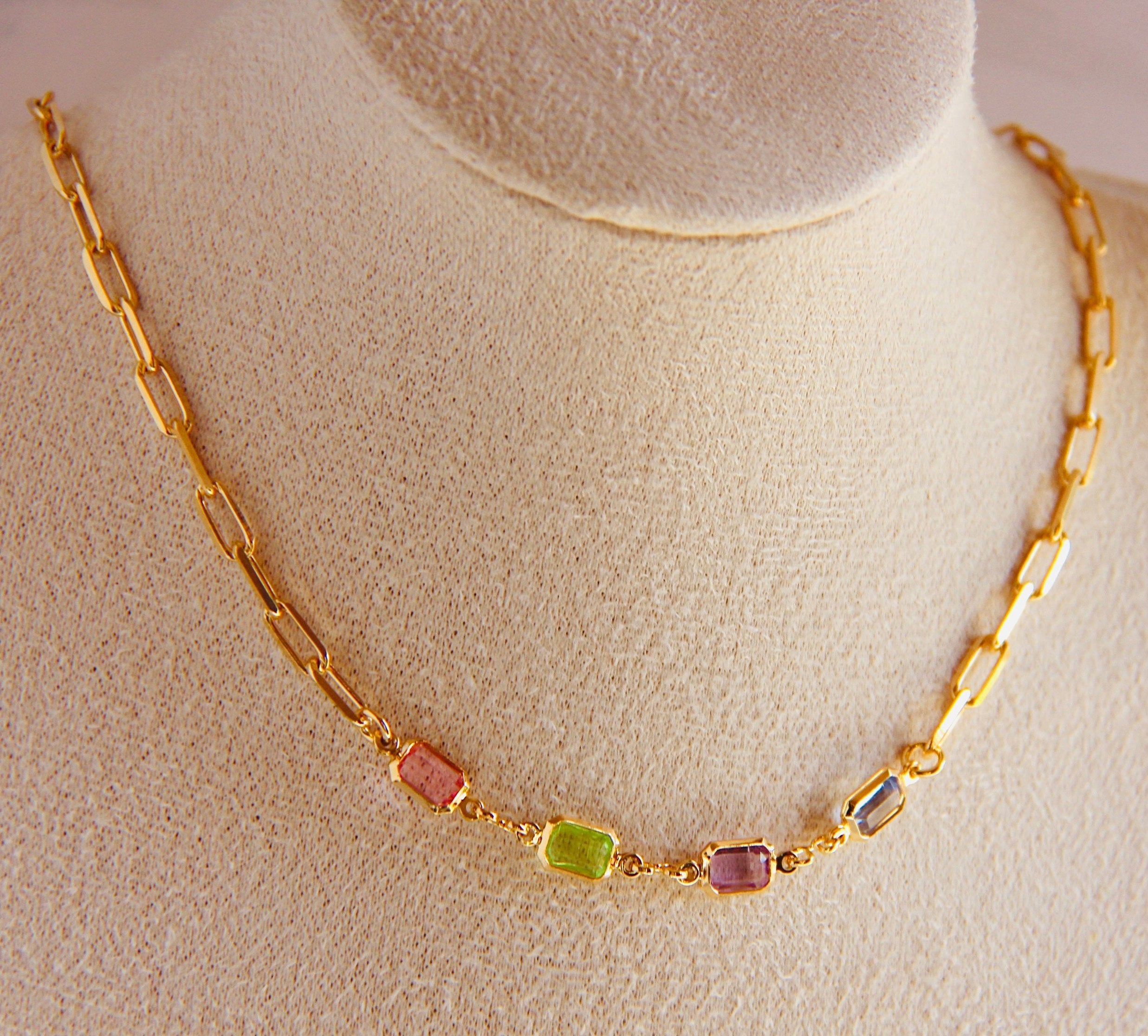 Elegant Gold Filled Crystal Choker Necklace for Women - Perfect for Parties, Weddings & Special Occasions