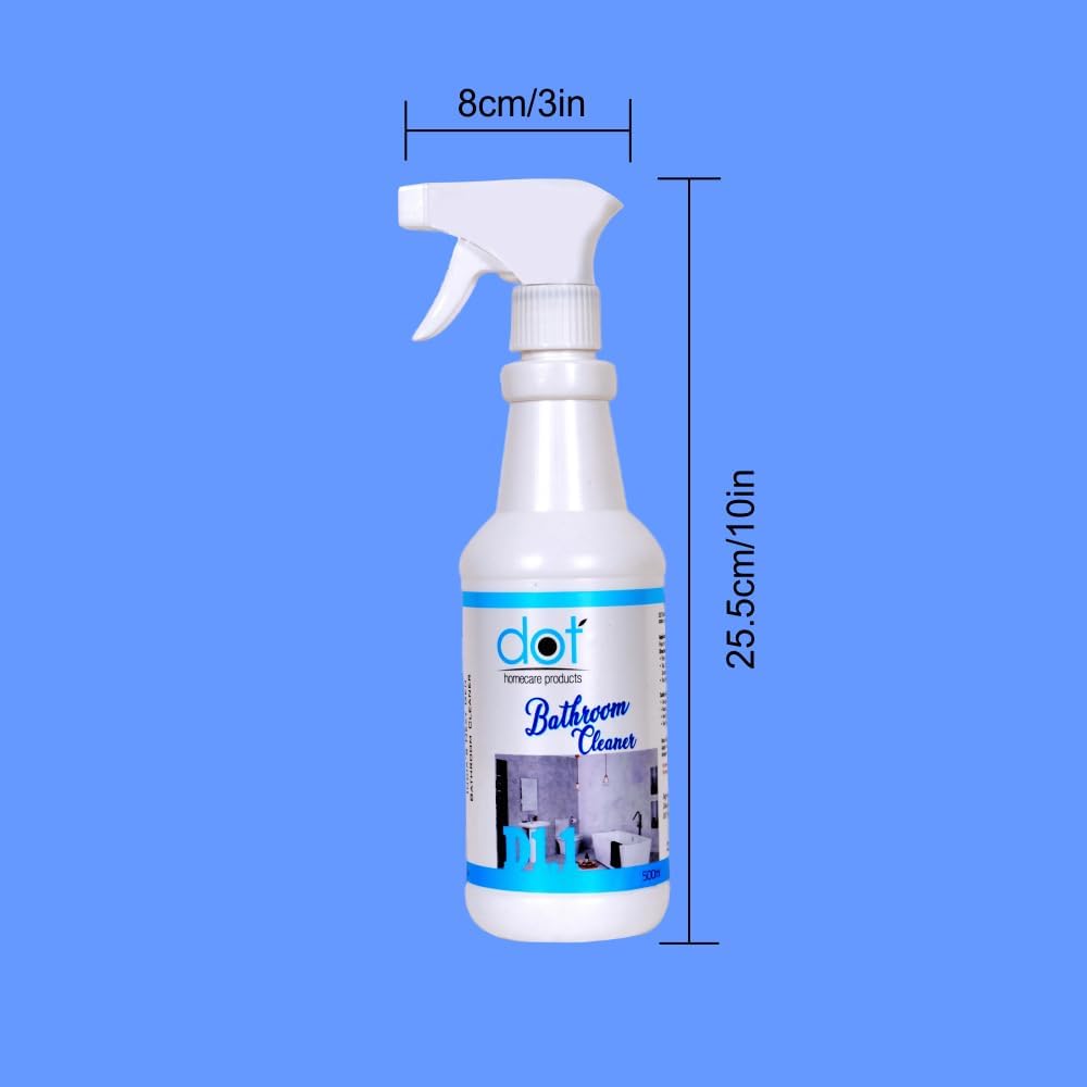 **DOT Tough Lime Scale & Hard Water Stain Remover Spray (400ml) – Bathroom & Kitchen Cleaner for Taps, Faucets, Basins, Showers, Floor Tiles & Stainless Steel Sinks – No Black Marks – Perfect for Daily Cleaning & Deep Stain Removal**
