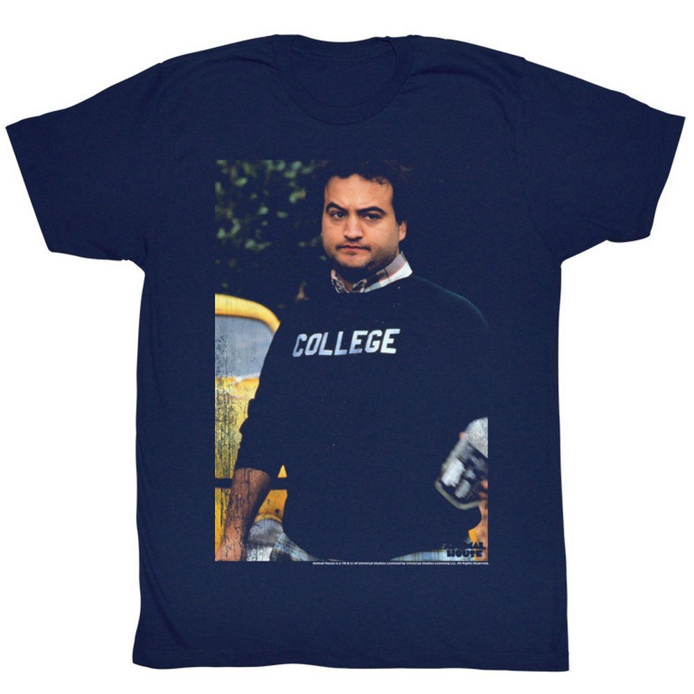 Animal House Movie T-Shirt - Classic American College Comedy Tee for Men & Women - Blue Cotton Graphic Tee - Perfect for Movie Nights, Halloween Costumes & Fan Gifts