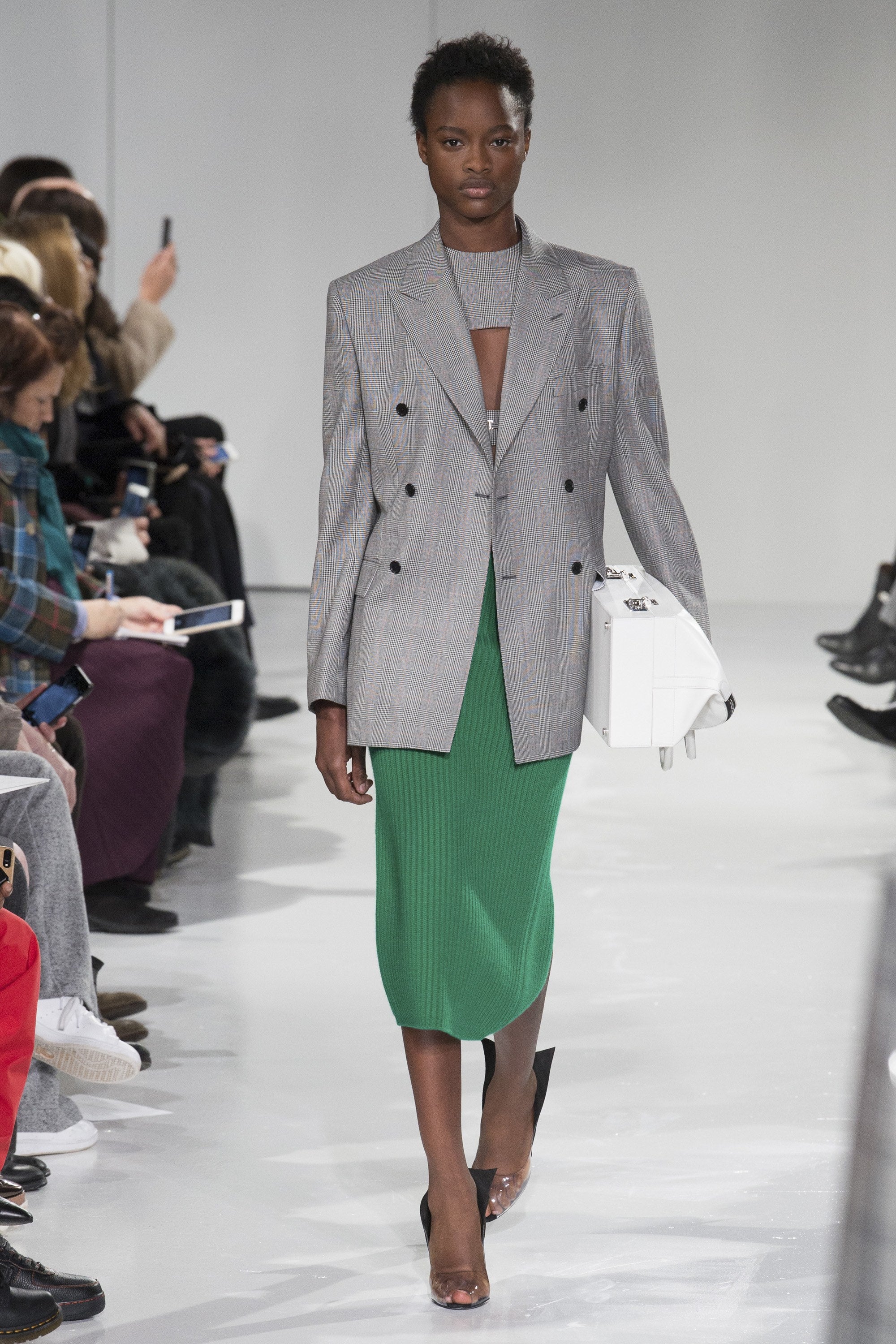 Calvin Klein 205W39NYC Raf Simons Checkered Blazer - Stylish Runway Coat for Men & Women | Perfect for Business Meetings, Fashion Events & Office Wear