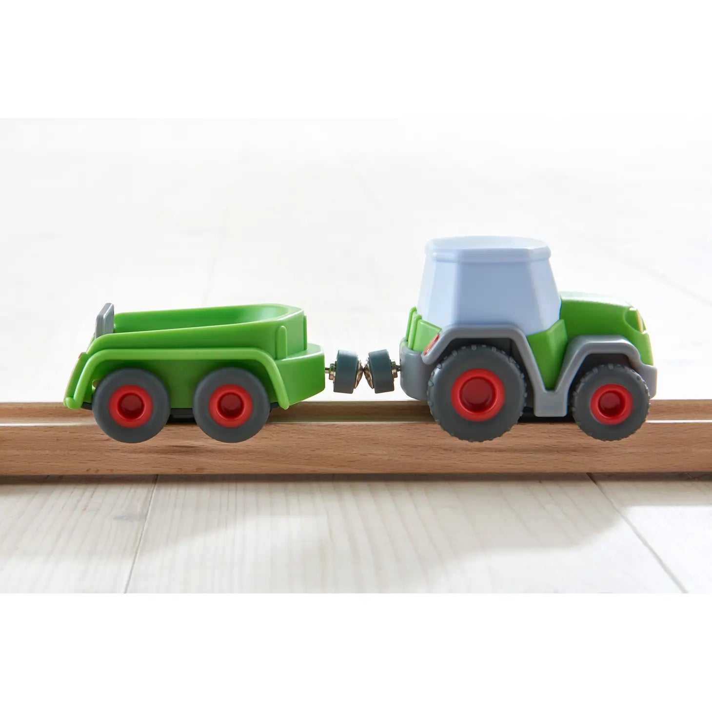 Kullerbu Tractor Toy with Detachable Trailer - Farm Vehicle Playset for Kids | Pretend Play, Outdoor & Indoor Fun, Early Learning Development