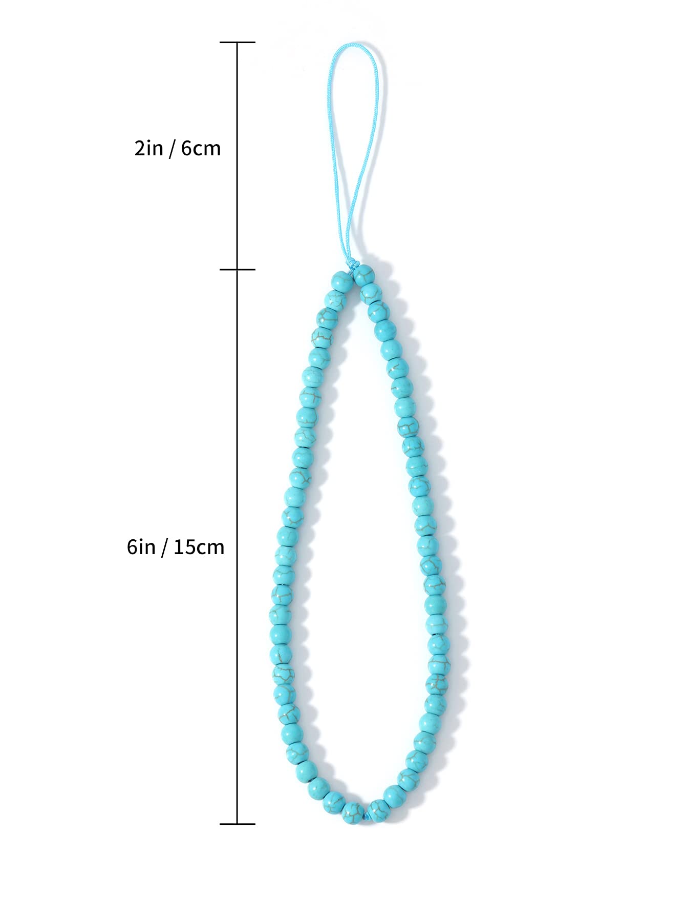 Handmade Natural Gemstone Phone Lanyard - Semi-Precious Beaded Wrist Strap & Cell Phone Charm Chain for Women, Men (Perfect for Gifts, Office, Travel & Everyday Use)