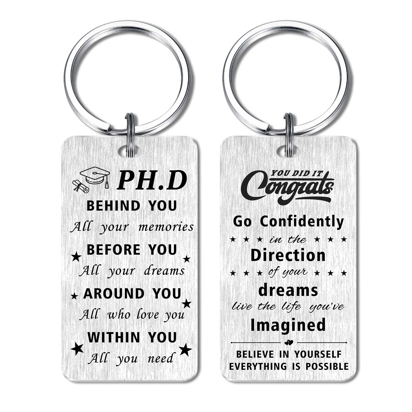 Class of 2025 Graduation Keychain - Personalized Memory Keepsake Gift for High School & College Graduates - Perfect for Commencement Ceremonies, Yearbook Signings & Alumni Reunions