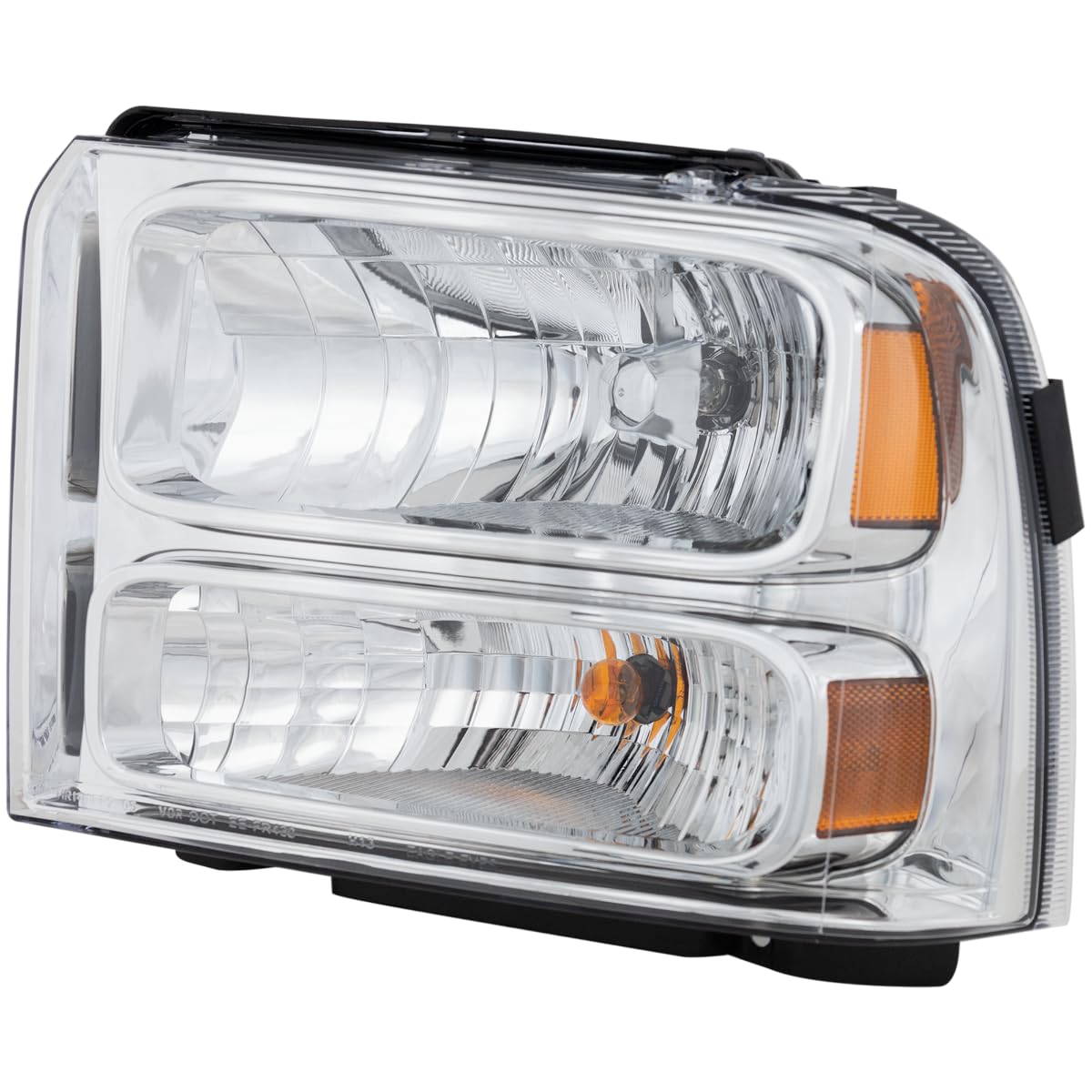 BAP Compatible Headlamp Assembly LH for Ford F-Series Super Duty 2005-2007 - Halogen Replacement Headlight (Excludes Harley-Davidson Models) - Perfect for Off-Roading, Night Driving & Truck Restoration Projects