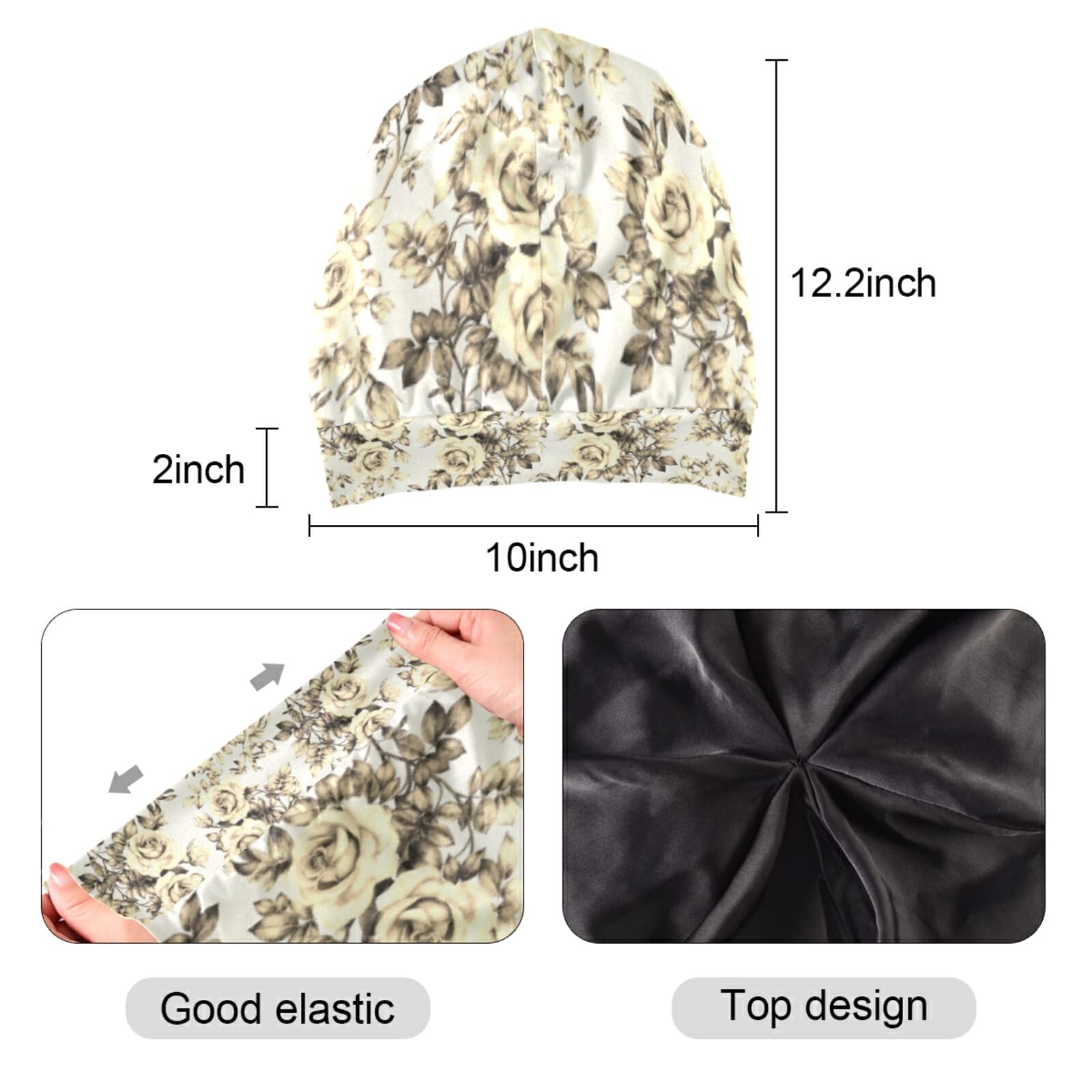 Soft Slouchy Beanie Sleep Cap - Lightweight & Cozy Night Cap for Women & Men - Perfect for Sleeping, Lounging & Cold Weather Comfort