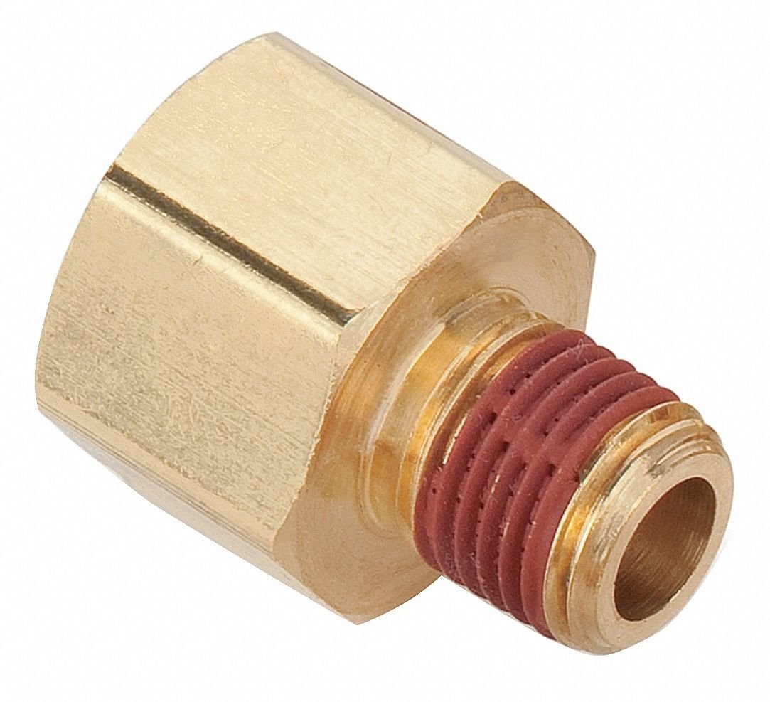 Parker VS222P-8-8 Brass Reducing Adapter, 1/2