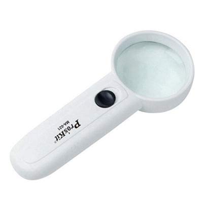 Eclipse MA-021-3.5X Handheld LED Light Magnifier - 10 Pack - Portable Illuminated Magnifying Glass for Reading, Jewelry Inspection, Crafts & Hobbies
