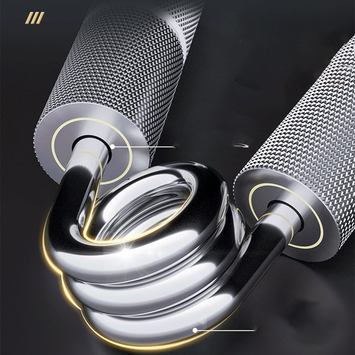 Metal Hand Grip Set - No Slip Heavy-Duty Grip Strengthener for Hand & Wrist Power Training, 100lbs Fitness Grips Gym Exerciser for Strength Building & Rehabilitation
