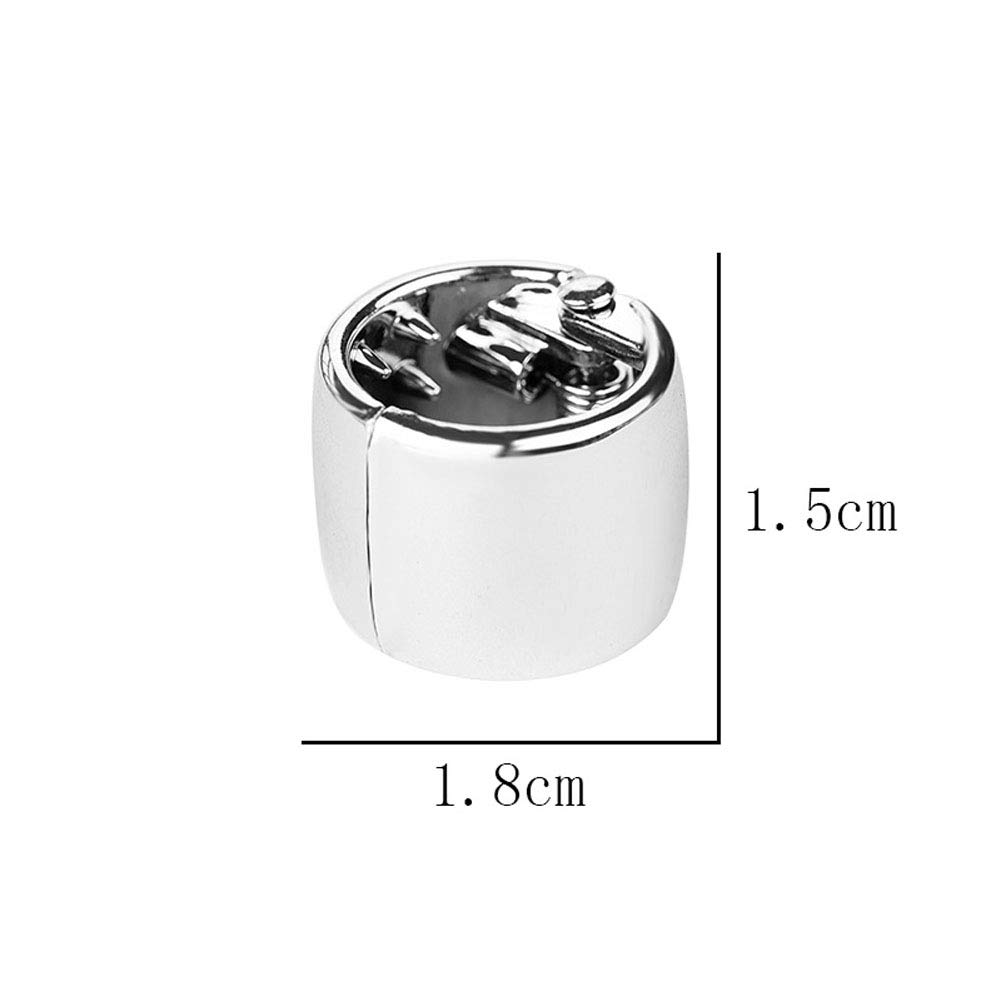 6 Pcs Mini Hair Claw Clips - Tiny Plastic Bead Hair Clips for Women & Girls, Ponytail Holders, Non-Slip Hair Accessories for School, Work, Gym & Everyday Styling