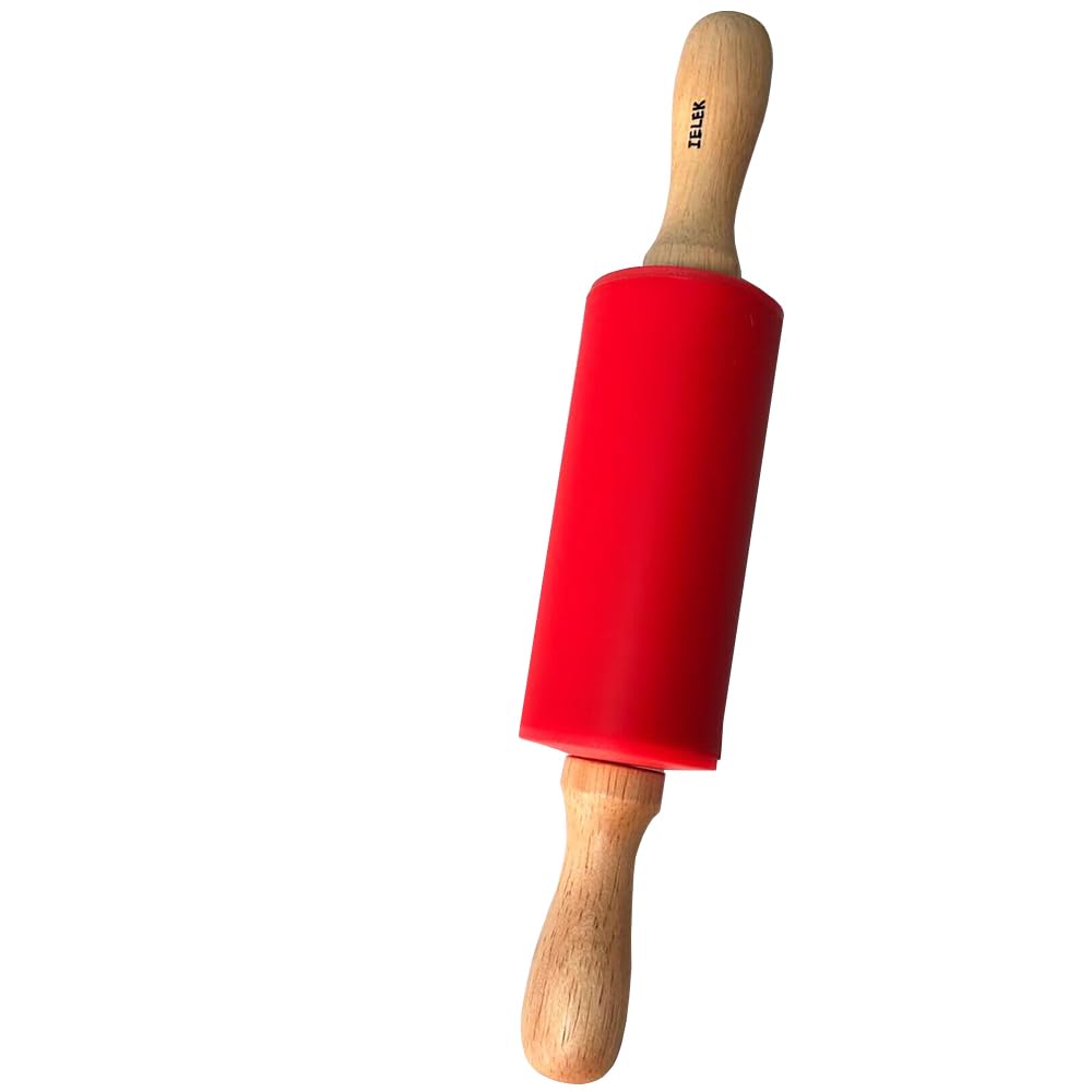Non-Stick Kids Rolling Pin for Baking - Safe & Easy Dough Roller for Cookies, Pies & Pastries - Perfect for Little Chefs & Family Baking Fun