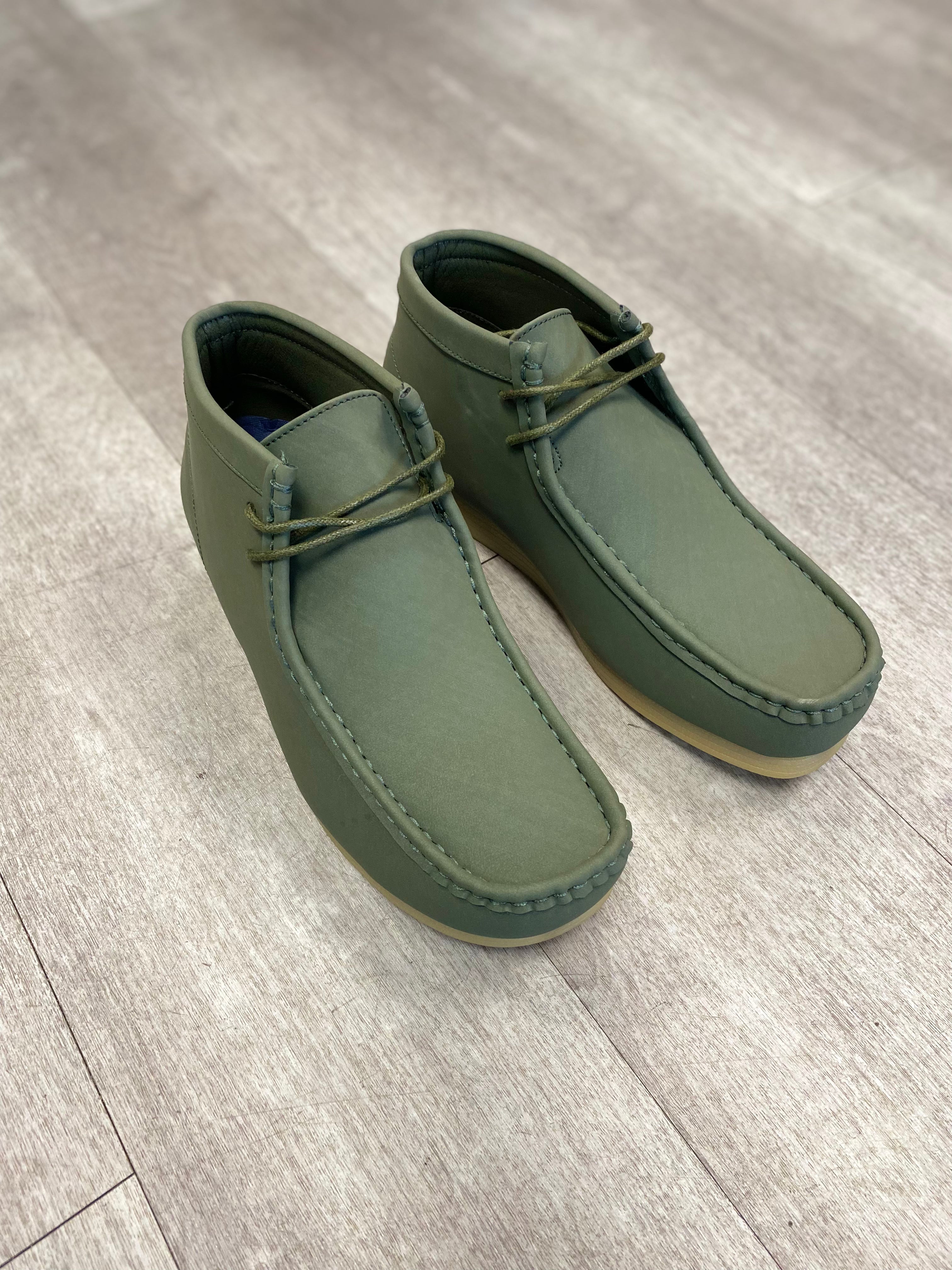 Amali Jason Chukka Boots for Men - Olive Suede Casual Ankle Boots (Size 7.5, 9.5, 10) | Final Sale | Perfect for Office Wear, Weekend Outings & Autumn Fashion