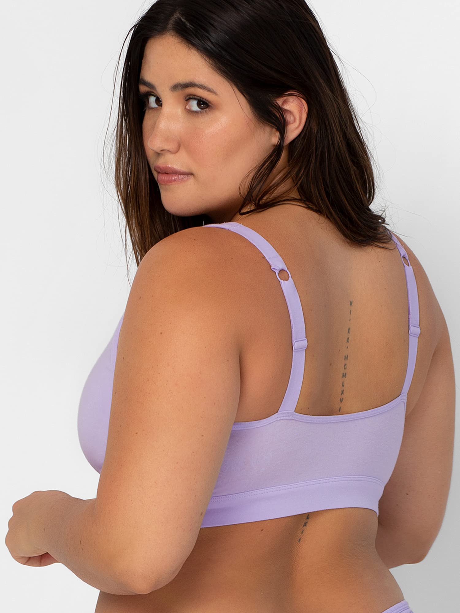 Smart & Sexy Women's Cloud Cotton Comfort Wireless Bralette - Ultra Soft Lounge Bra for Yoga, Sleep & Everyday Wear