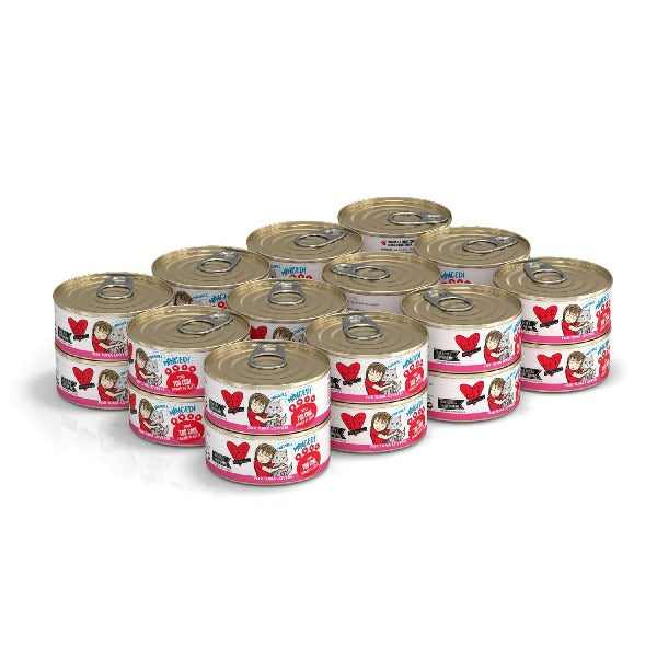 B.F.F. Tuna Too Cool Canned Cat Food for Kittens & Adult Cats - Grain-Free, 3oz (Pack of 12) - Perfect for Mealtime, Travel & Emergency Pet Food Supply
