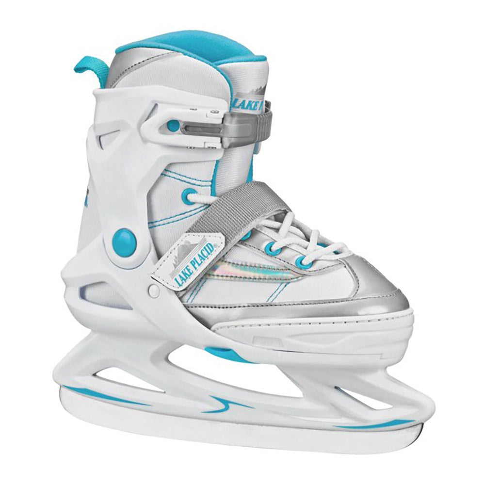 Lake Placid Peak Girls Ice Skates - Adjustable Figure Skates for Kids & Teens - Perfect for Ice Rinks, Outdoor Skating & Winter Sports