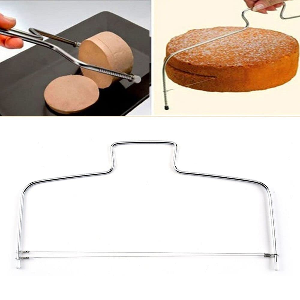 HomeSoGood 2-Piece Adjustable Pottery Slicer Wire Cutter Set - Ceramic Clay Cutting Tool for Pottery, Cake Decorating & Soap Making - Perfect for DIY Crafts & Kitchen Use
