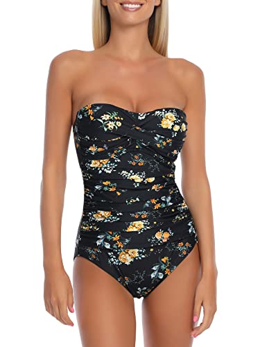 Black-yellow Floral