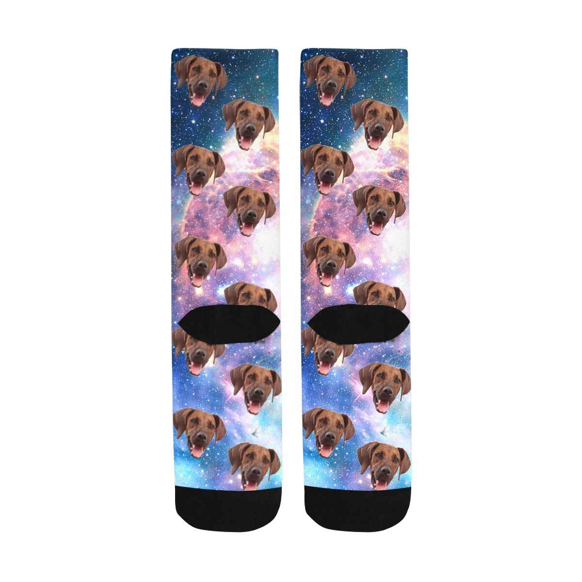 Custom Photo Socks - Personalized Pet Dog Face Crew Socks for Men & Women | Unique Gift for Couples, Family & Pet Lovers | Great for Holidays, Birthdays & Special Occasions