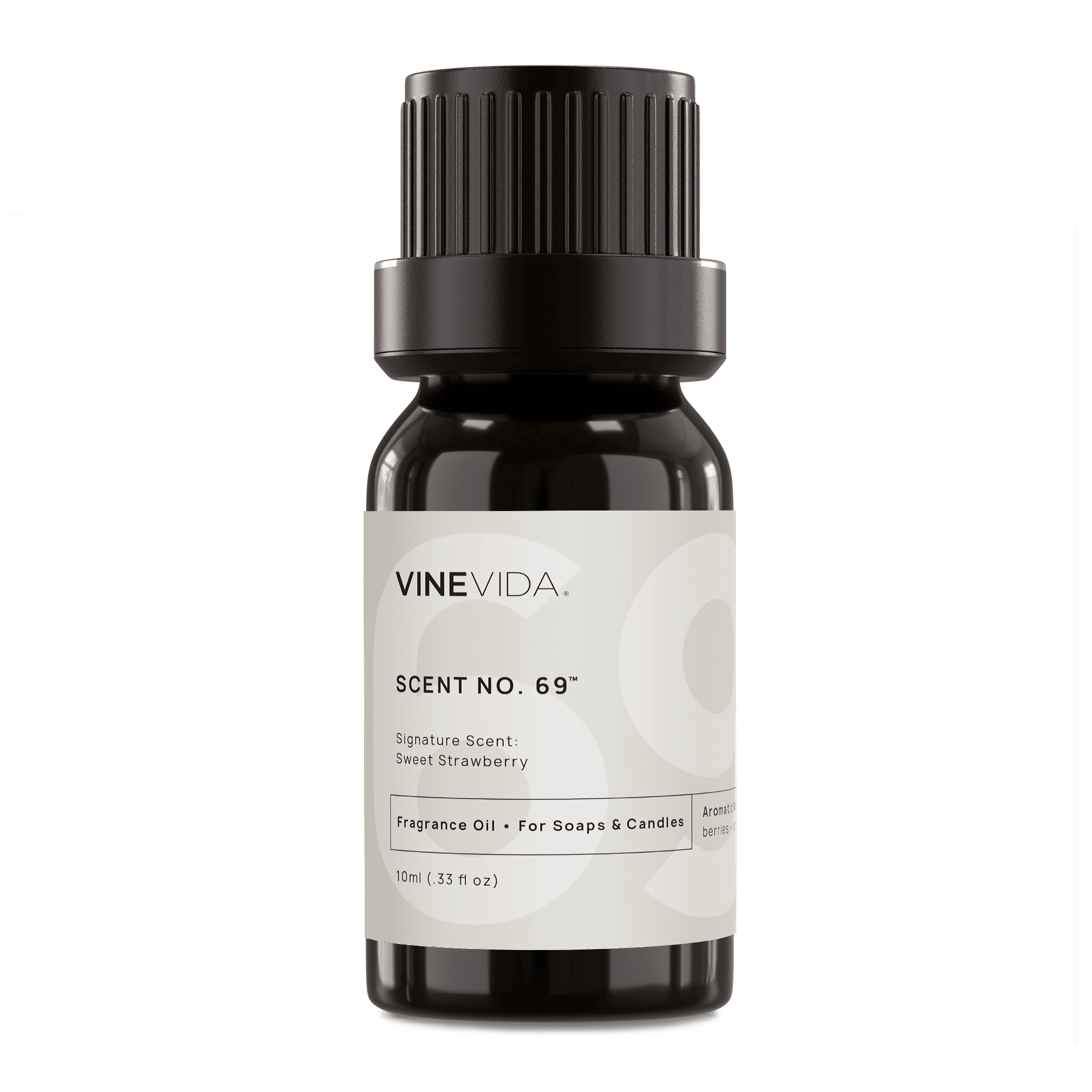 NO. 69 Sweet Strawberry Fragrance Oil - Premium Scent for Handmade Soaps, Candles & DIY Cosmetics - Perfect for Aromatherapy, Home Decor & Gift Giving