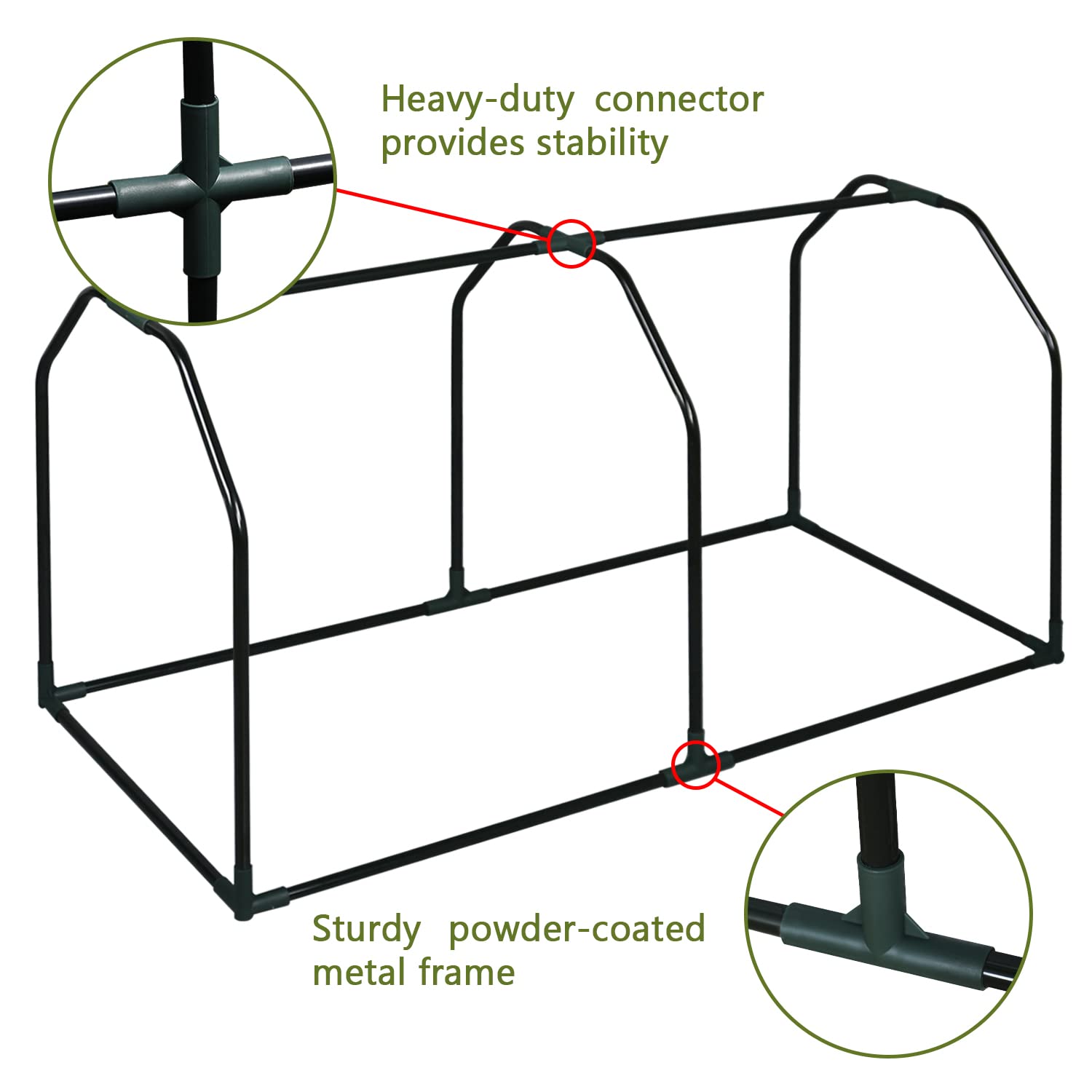 LYNSLIM 2-Pack Mini Greenhouse for Plants - 48
