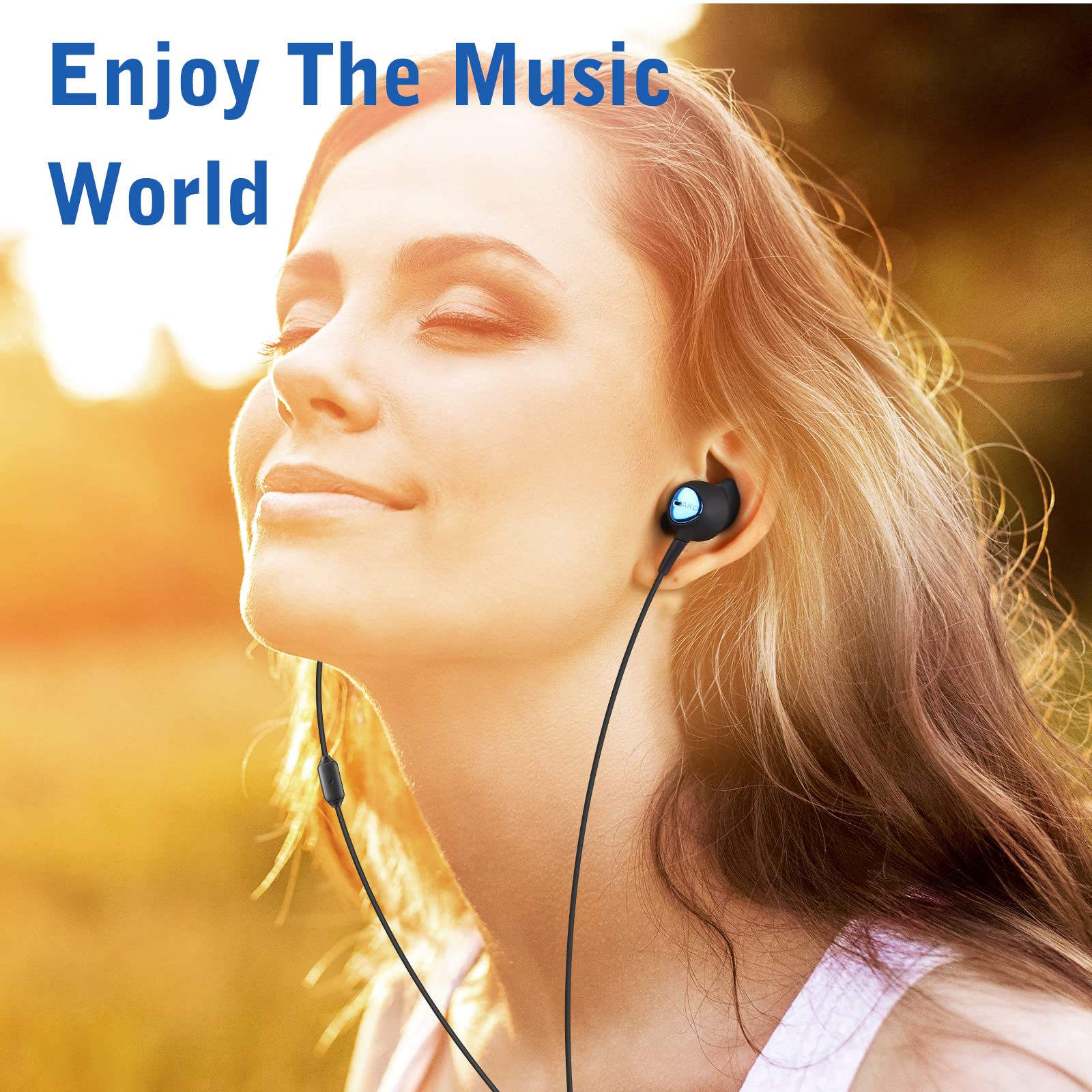 UrbanX M230 USB C Headphones - Hi-Fi Digital DAC Stereo Earbuds with Bass Boost & Noise Isolation | Built-in Mic & Remote Control | Compatible with Samsung Galaxy Z Fold3 5G & USB-C Devices | Perfect for Commuting, Gaming & Work Calls