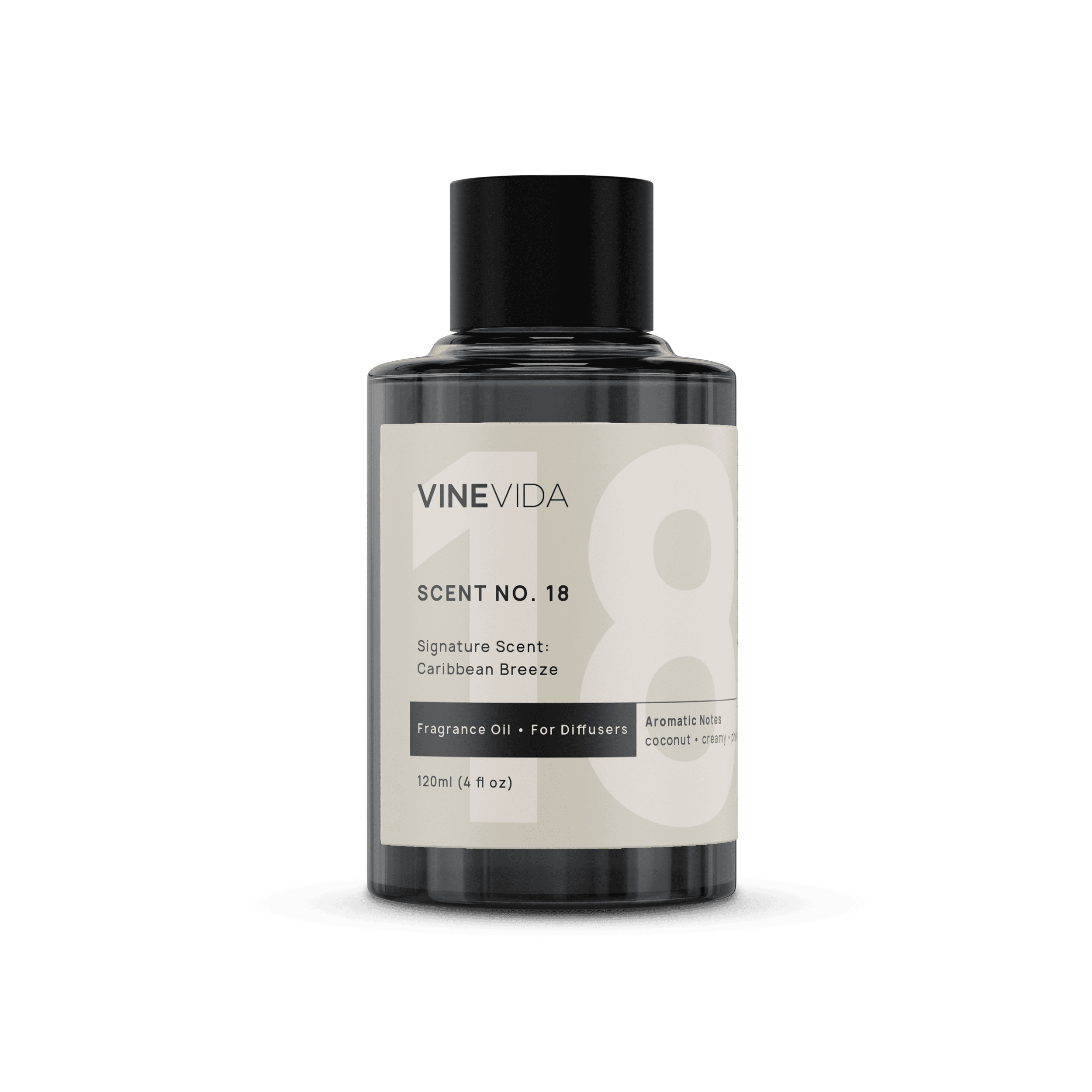 NO. 18 Caribbean Breeze Fragrance Oil for Cold Air Diffusers - Aromatherapy Essential Oil for Home, Office & Spa Relaxation