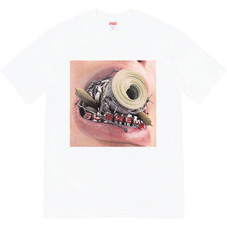 Supreme Braces Tee White - Trendy Streetwear T-Shirt for Men & Women - Perfect for Casual Outfits, Hip Hop Fashion, and Urban Street Style