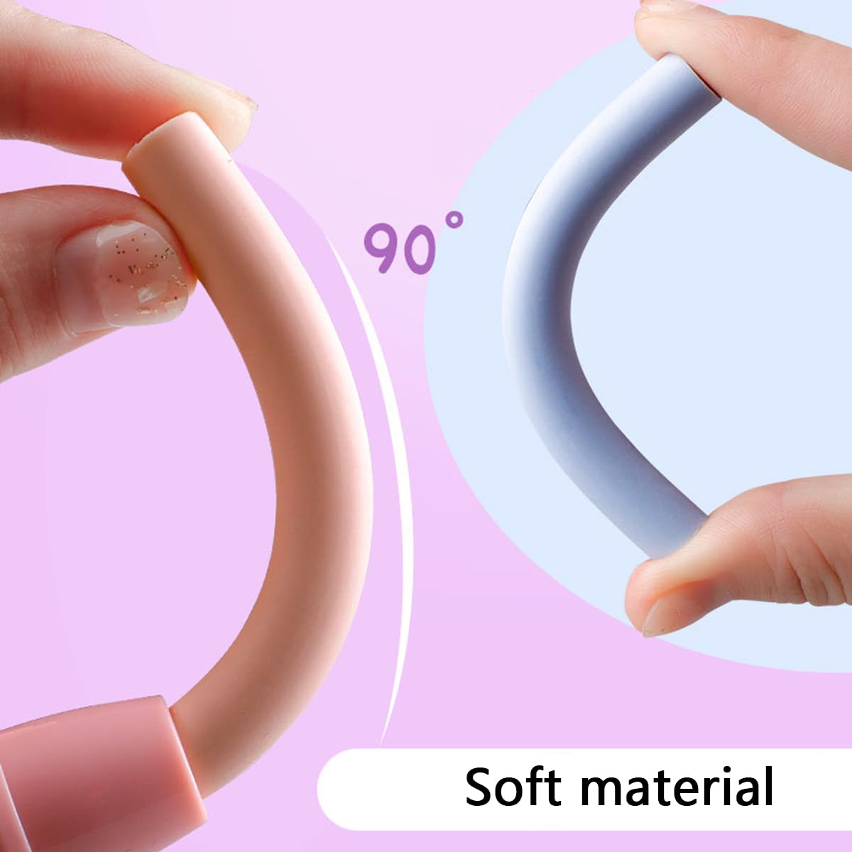 Cute Cartoon Stretchable Pencil Erasers for Kids - 2 Pack Shell Design, Pink - Perfect for School, Classroom & Office Supplies - Fun & Clean Erasing for Homework, Art Projects & Note-Taking