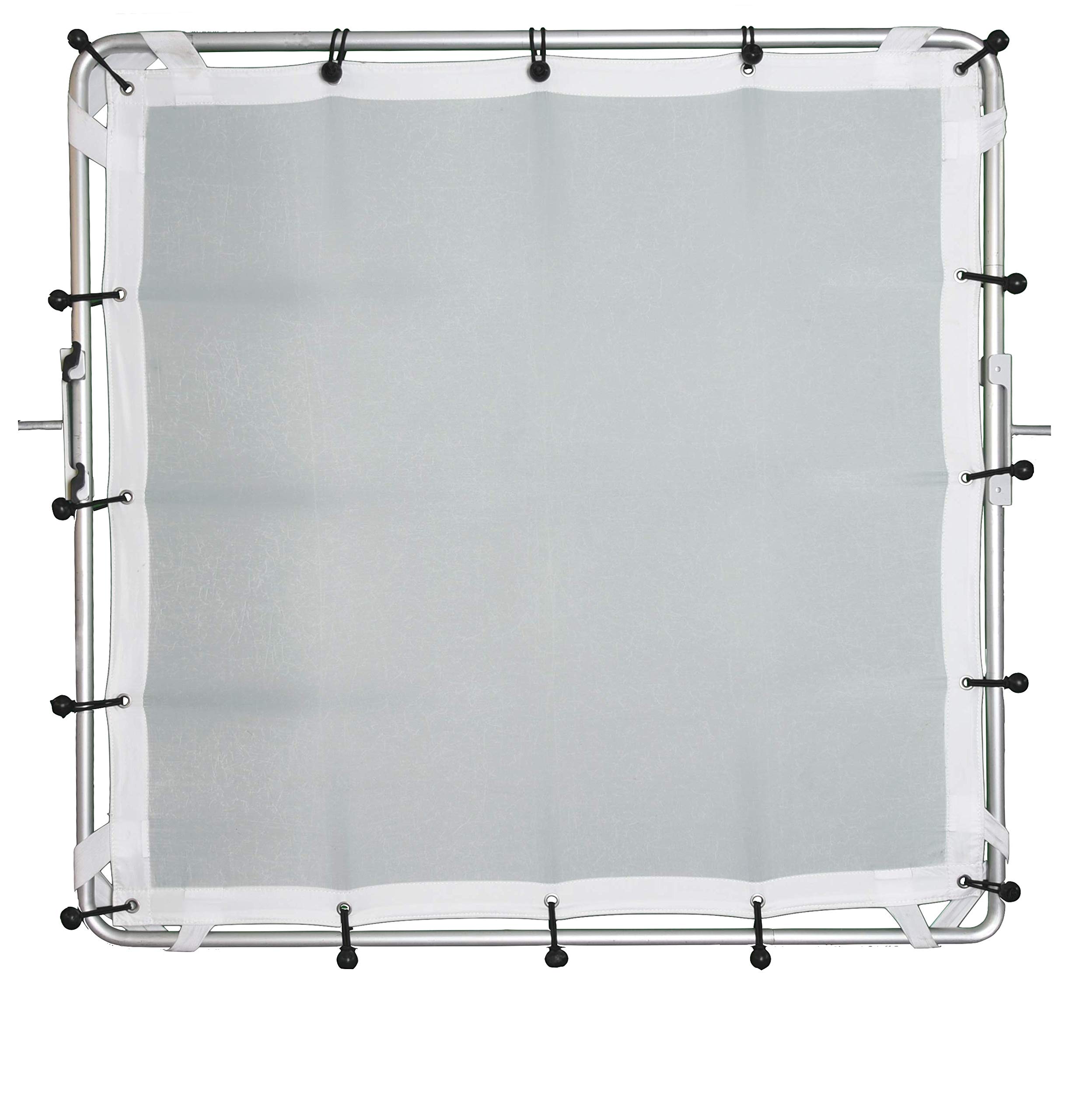 Glide Gear BFS 100 Butterfly Scrim Diffuser – 4x4ft, 6x6ft, 8x8ft Modular Photography Light Diffuser with Quick Assembly, 3 Nylon Silk Scrims & Aluminum Frame – Perfect for Studio, Outdoor Filming, and Portrait Photography