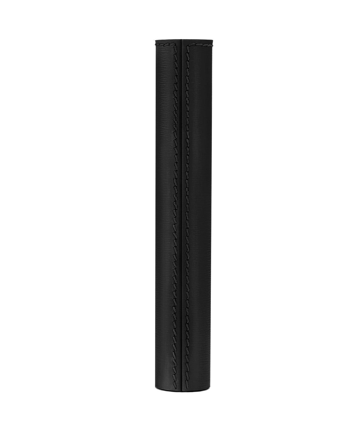 Premium Black Leather Mascara Case Holder - Slim Protective Sleeve for Travel & Makeup Organizer | Perfect for Cosmetic Bags, Vanity Storage & On-the-Go Touch Ups