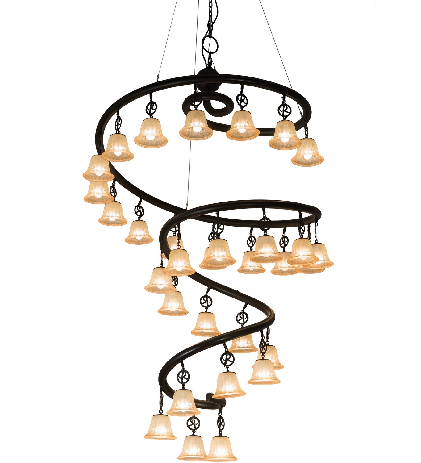 30-Light Crystal Chandelier for Dining Room - Modern Elegant Ceiling Light Fixture for Home Decor, Wedding & Restaurant Lighting