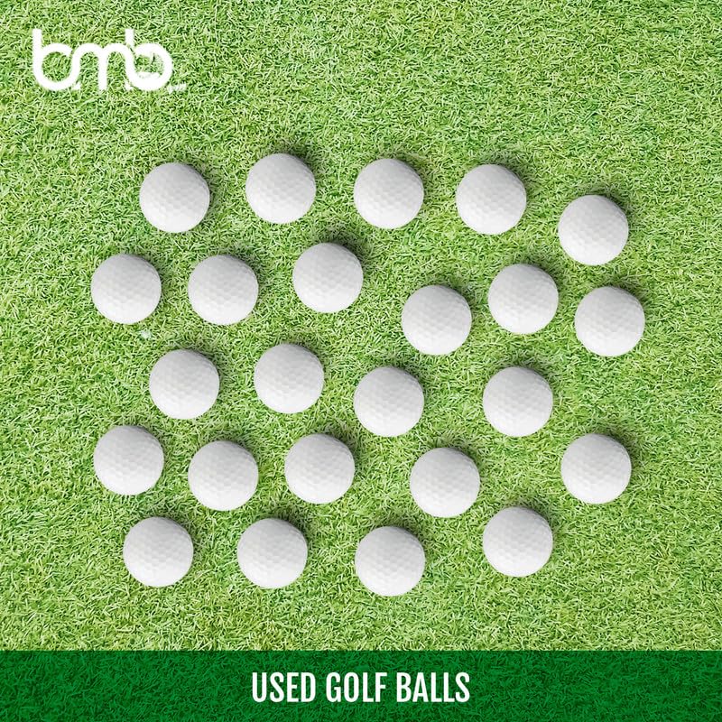 Premium Used Golf Balls Bulk (96 Pack) - High-Quality Recycled Golf Balls for Men & Women - Long Distance Practice Balls - Perfect for Driving Range, Backyard Practice & Golf Gifts