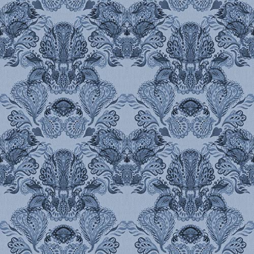 Navy Blue Paisley
