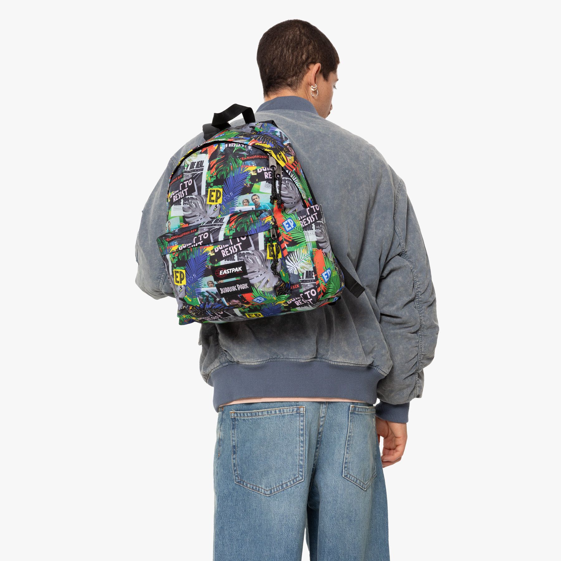 Eastpak Day Pak'R Backpack - Stylish & Durable JP Print Laptop Bag for School, Work & Travel - Perfect for Students, Professionals & Commuters