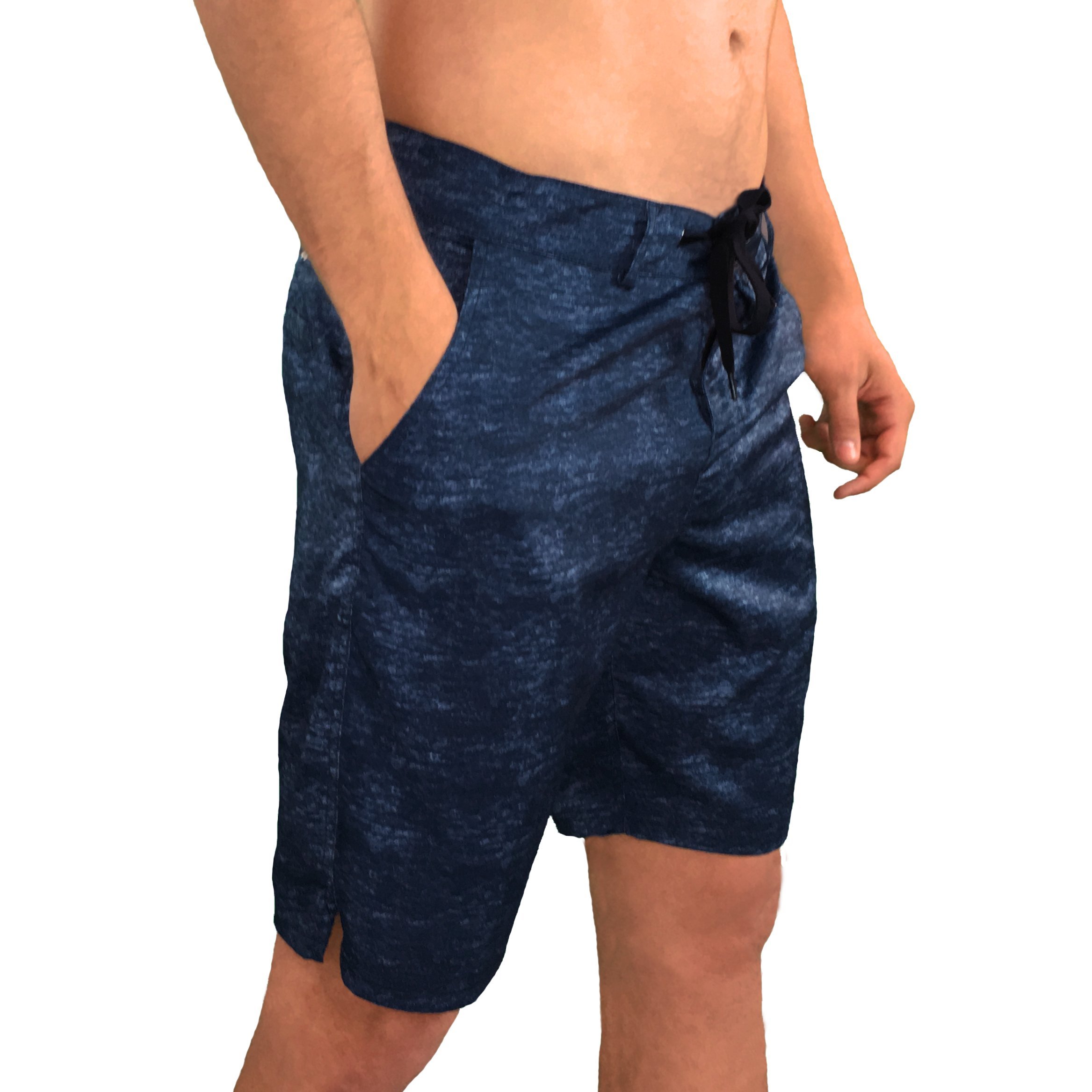 Men's Quick-Dry Boardshorts - Athletic Swim Trunks for Golf, Beach & Pool - Lightweight & Comfortable - Granite Color - Perfect for Swimming, Surfing & Outdoor Activities