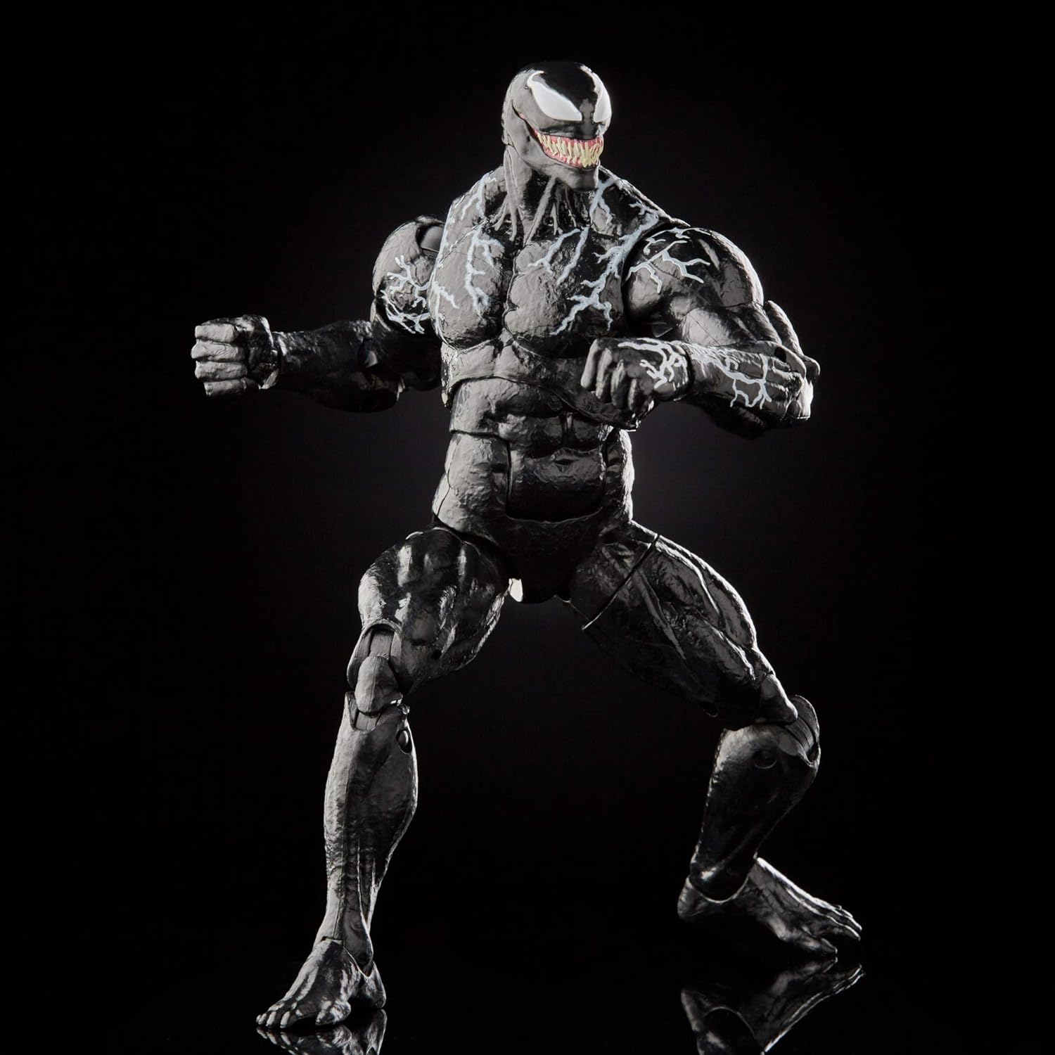 Venom Marvel Legends Series 6 Action Figure - Collectible Toy for Superhero Fans - Perfect for Display, Play, and Comic Conventions