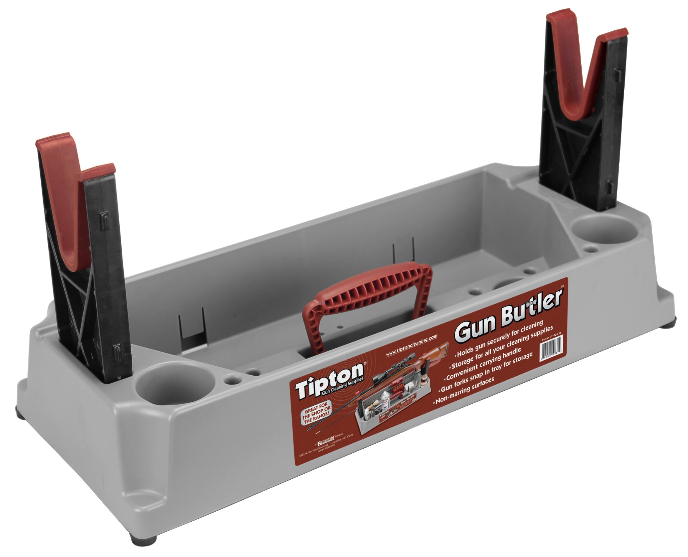 Tipton Gun Butler - Premium Gun Cleaning Stand & Maintenance Tool for Rifles & Shotguns | Perfect for Home, Range & Hunting Use