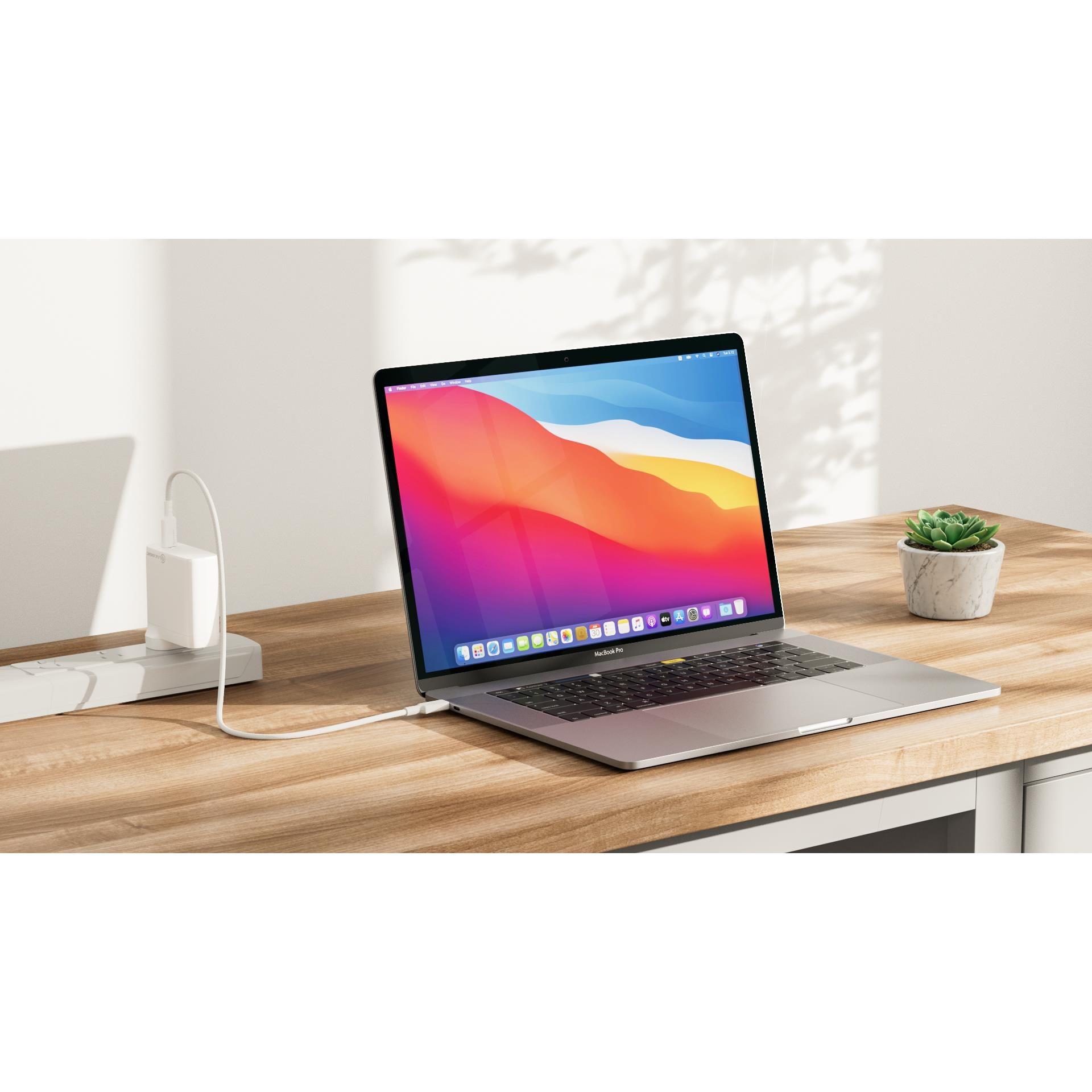 ALOGIC Rapid Power 100W GaN Wall Charger with 100W USB C Cable - Fast Charging for MacBook Pro, iPhone 15, iPad & More | Compact Travel Charger for Home, Office & On-the-Go