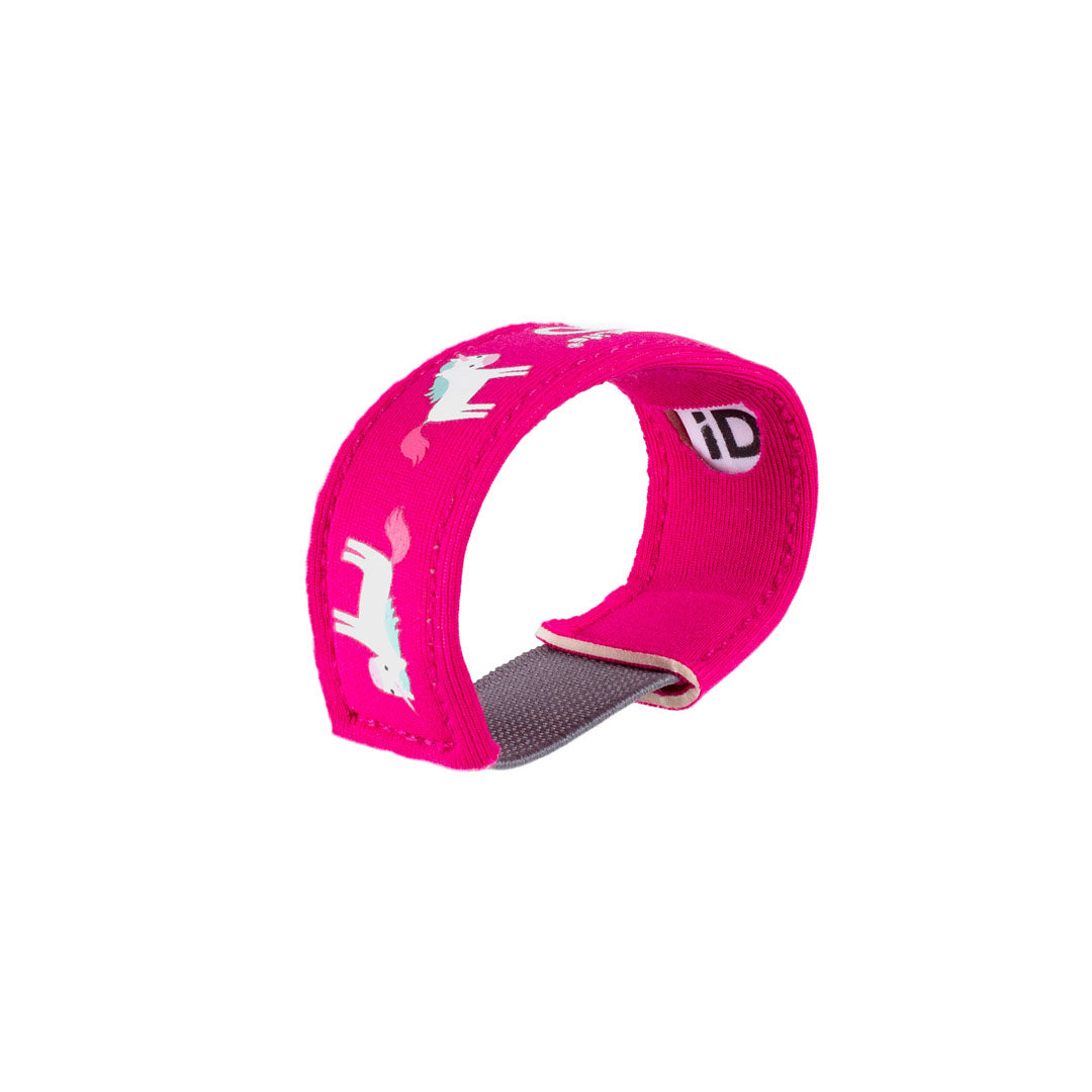 Littlelife Unicorn ID Wristband for Kids - Adjustable Safety Identification Bracelet for School, Travel & Outdoor Activities