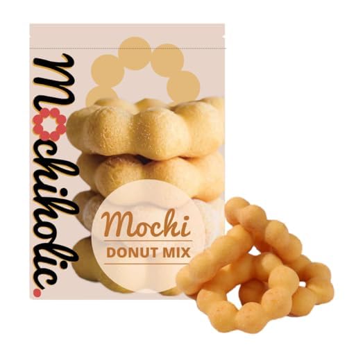 Low Calorie Donut Mix & Mochi Mix with Rice Flour - Healthy Snack Pack (12 oz) | Essential Nutrients, Sugar Free Option | Perfect for Breakfast, Desserts & Keto Diet