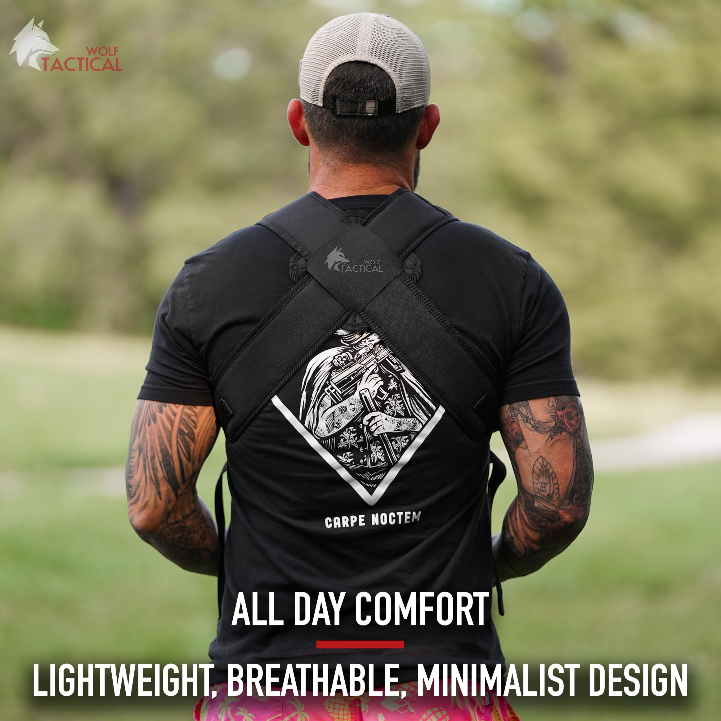 WOLF TACTICAL Military-Grade Baby Carrier for Men - Adjustable Infant & Toddler Carrier for Dads - Perfect for Hiking, Travel & Everyday Parenting