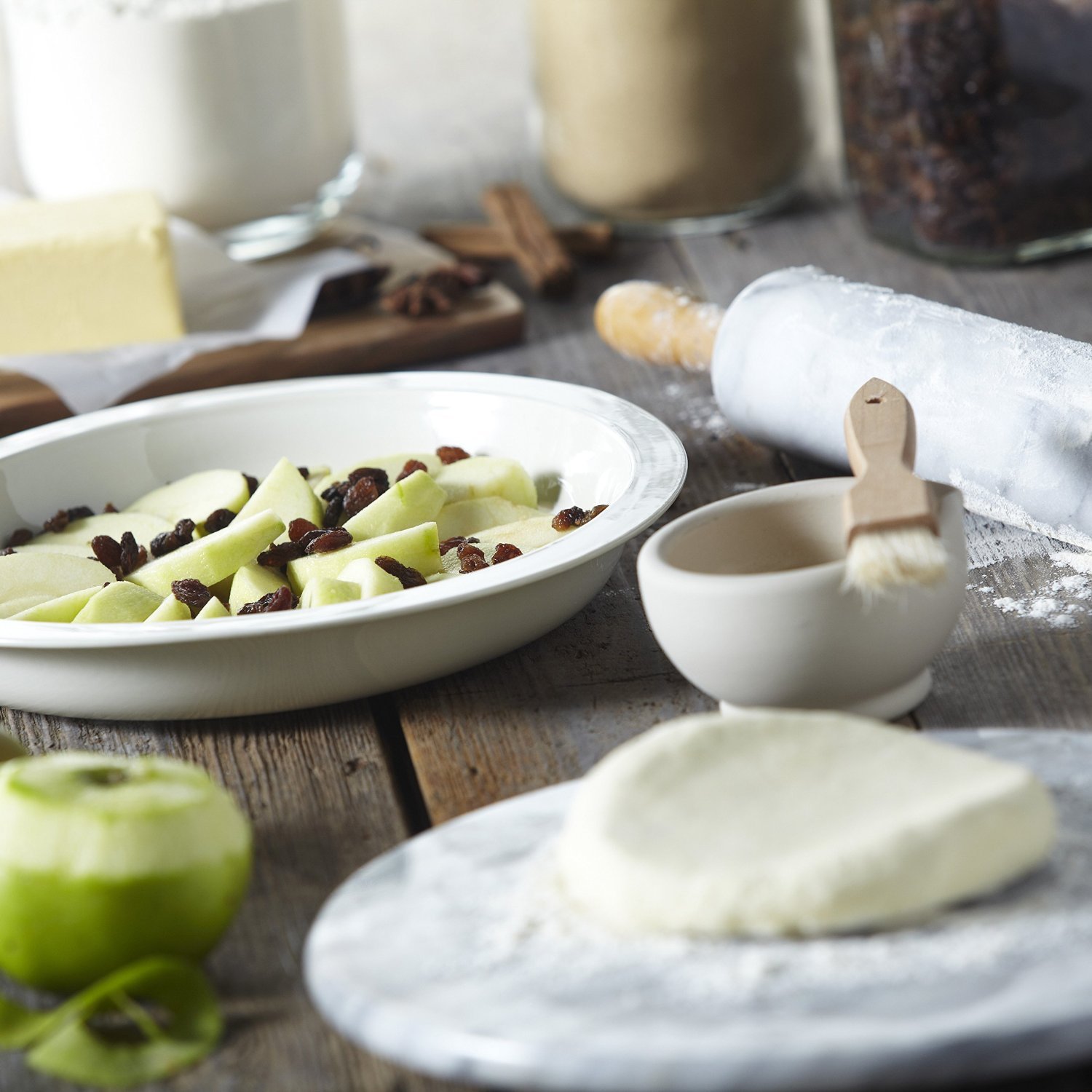 Milton Brook Oval Pie Dish for Baking & Serving
