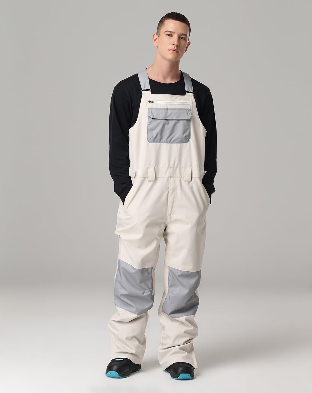 SEARIPE Women's & Men's Adjustable Snow Bib Overalls - Waterproof Insulated Ski Pants for Hiking, Climbing & Winter Sports | Durable Wear-Resistant Design for Cold Weather Activities