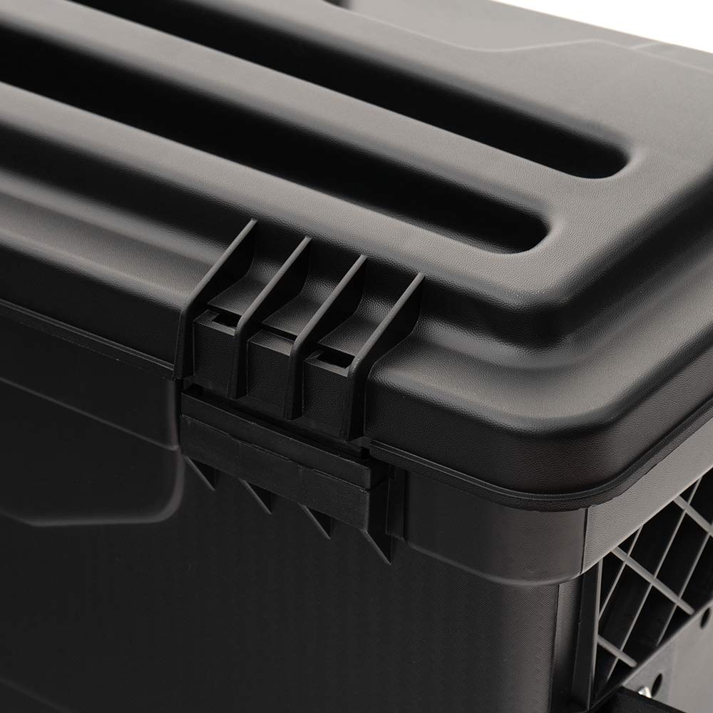 G-PLUS Black Truck Bed Storage Tool Box - Left Driver Side for 2007-2020 Toyota Tundra | Durable Cargo Organizer for Camping, Work & Outdoor Adventures