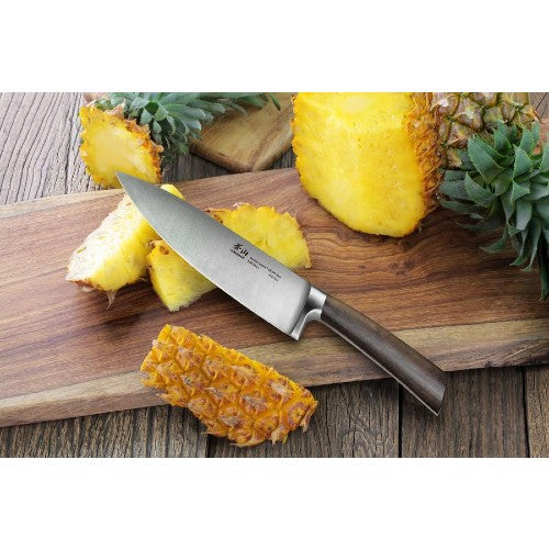 Cangshan 1021356 TA Series Knife Block Set - 2 Premium Knives with Walnut Handle & Storage Block - Perfect for Home Kitchen, Professional Chefs & Cooking Enthusiasts