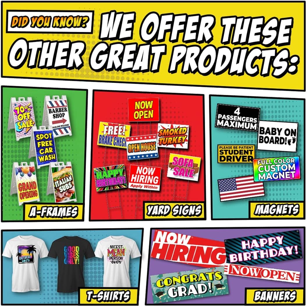 Guns Sold Here Banner 13oz Vinyl with Grommets for Gun Stores & Ranges