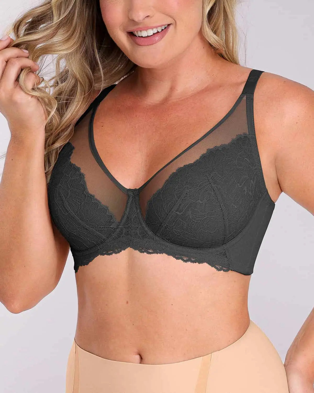 Best Supportive Unlined Lace Underwire Bra for Women - Comfortable Everyday Wear & Special Occasions