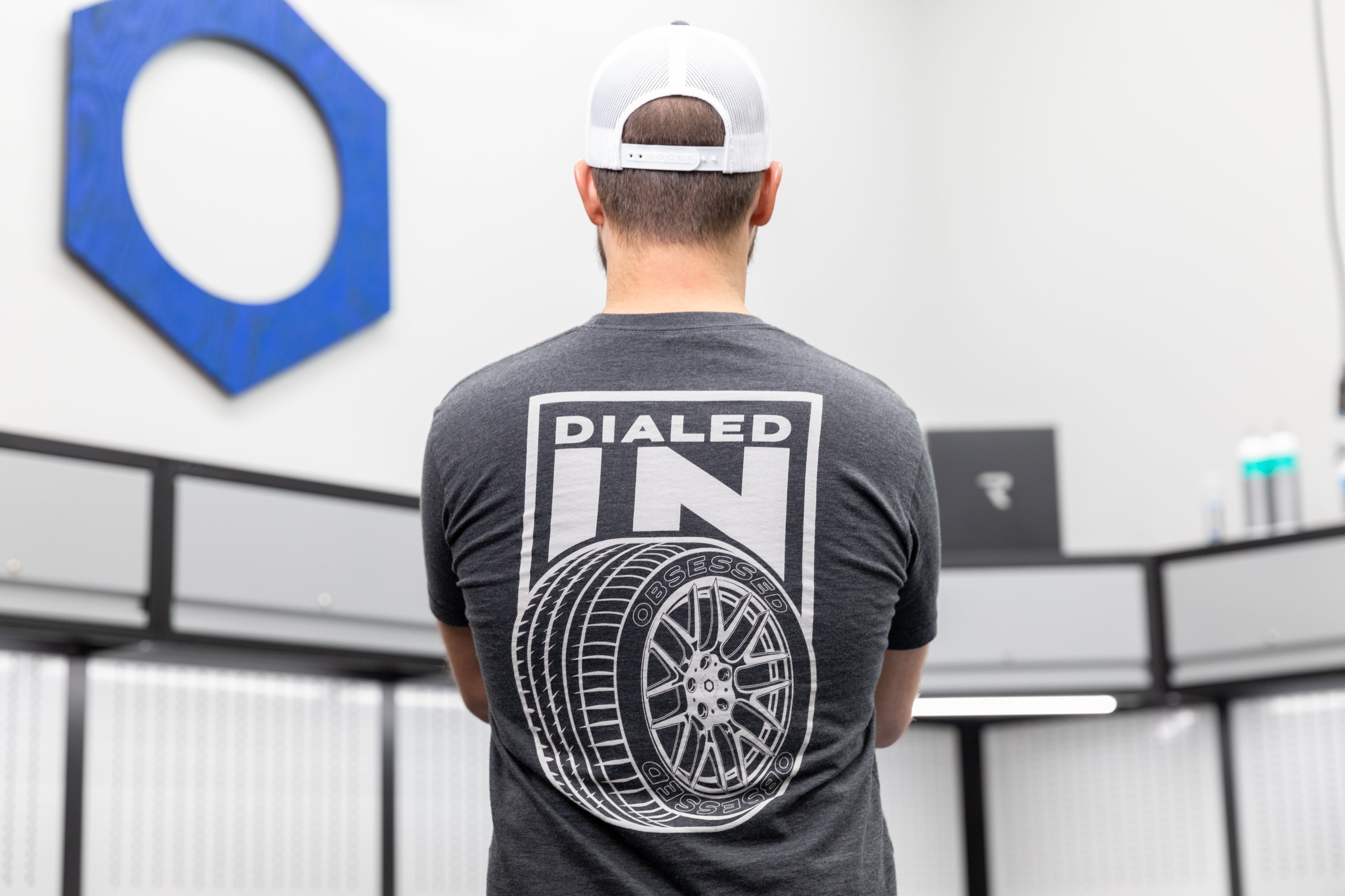 Dialed In Wheels T-Shirt - Premium Graphic Tee for Car Enthusiasts - Perfect for Racing Events & Car Shows
